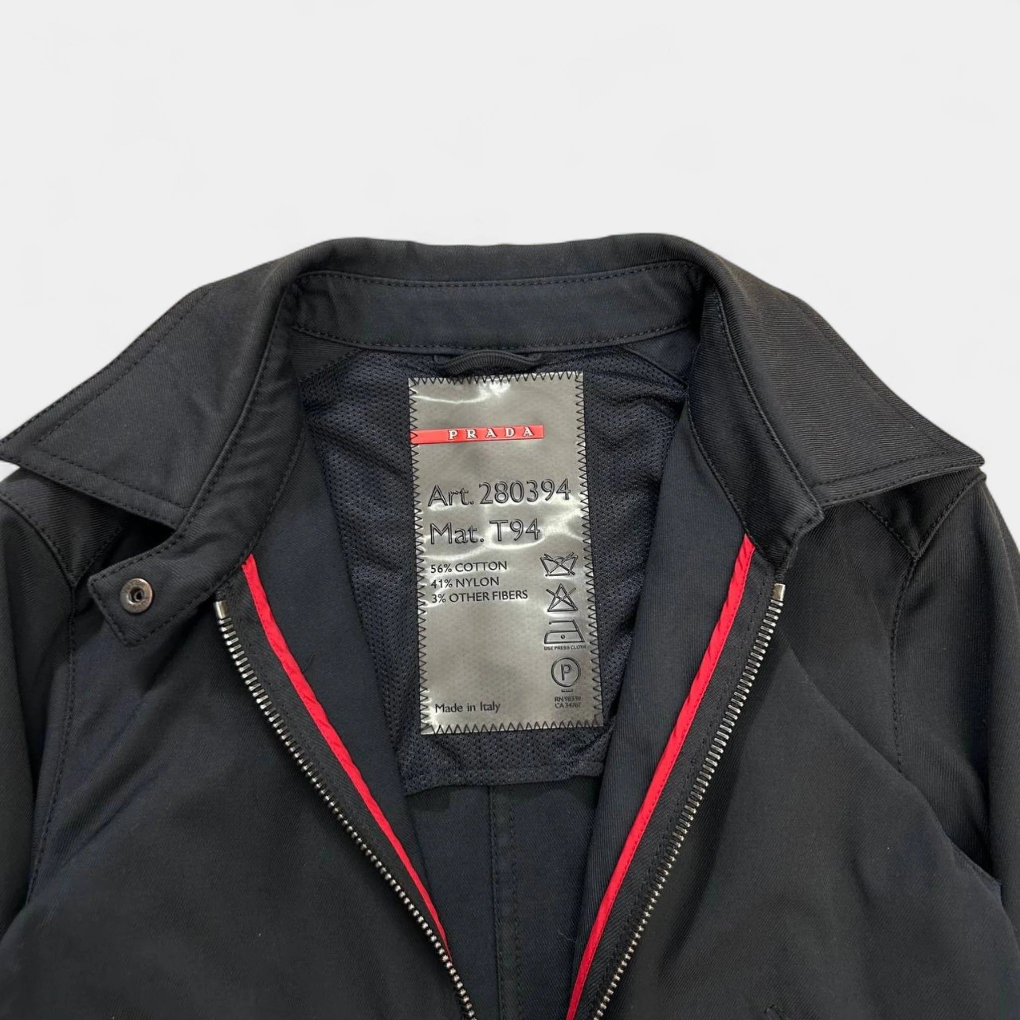 Prada Prada Línea Rosa Technical Nylon Jacket Size US M / EU 48-50 / 2 - 5 Thumbnail