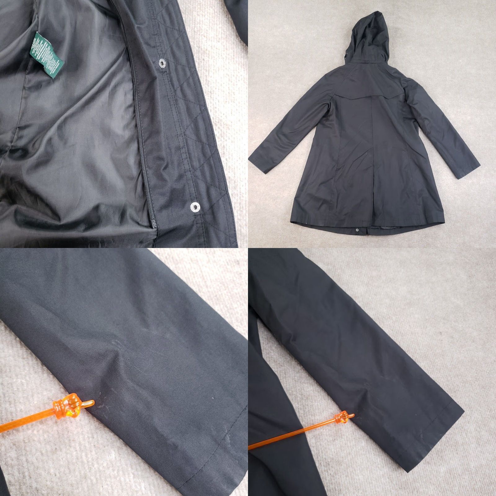 Ralph Lauren Lauren Ralph Lauren Jacket Womens Medium Black Casual 3-in-1 Full Zip Hooded Size M / US 6-8 / IT 42-44 - 8 Thumbnail
