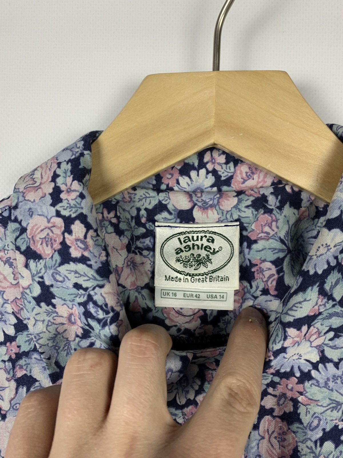 Laura Ashley Vintage Laura Ashley Women's Sz UK 16 Floral Edwardian Dress Size XL / US 12-14 / IT 48-50 - 11 Thumbnail