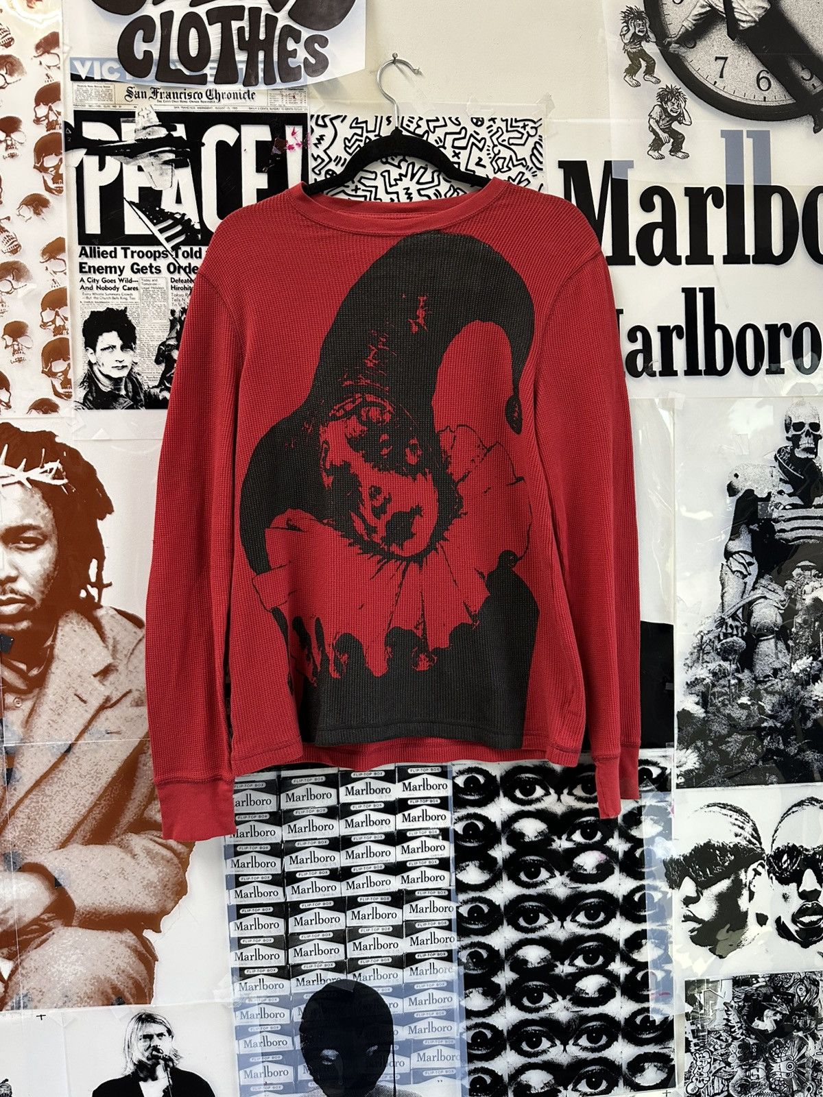 Other Mens Small Red Thermal Jester Jumbo Print Size US S / EU 44-46 / 1 - 1 Thumbnail