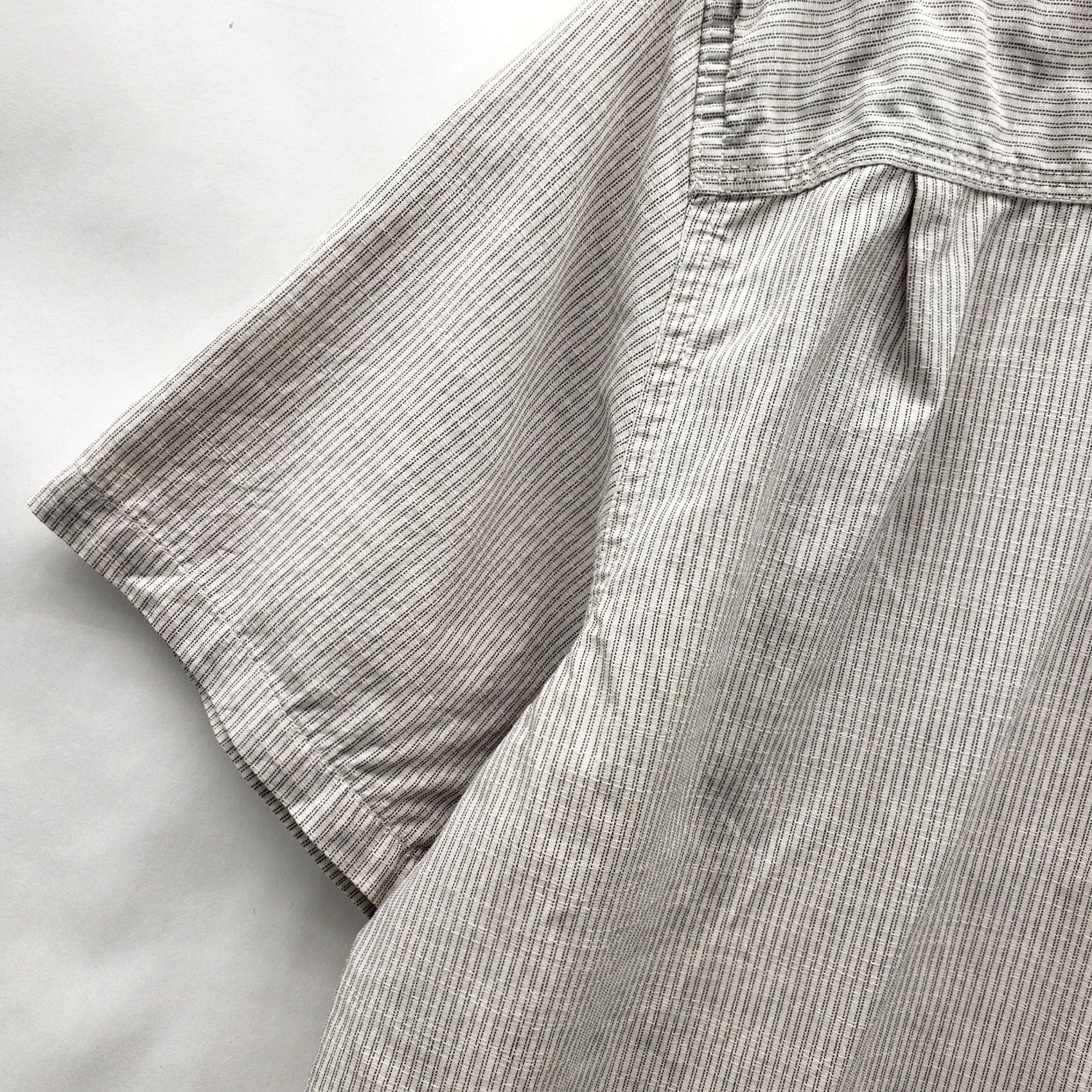 The North Face The North Face Stripes Shirt Mens XL Button-Up Casual Pocket Short Sleeve Gray 100% Cotton Classic Outdoor Size US XL / EU 56 / 4 - 3 Thumbnail