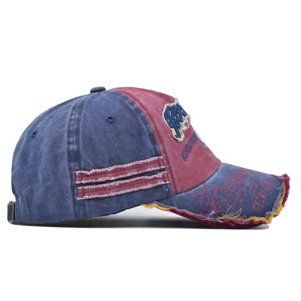 Vintage Letter Embroidery Baseball Cap Size ONE SIZE - 3 Thumbnail