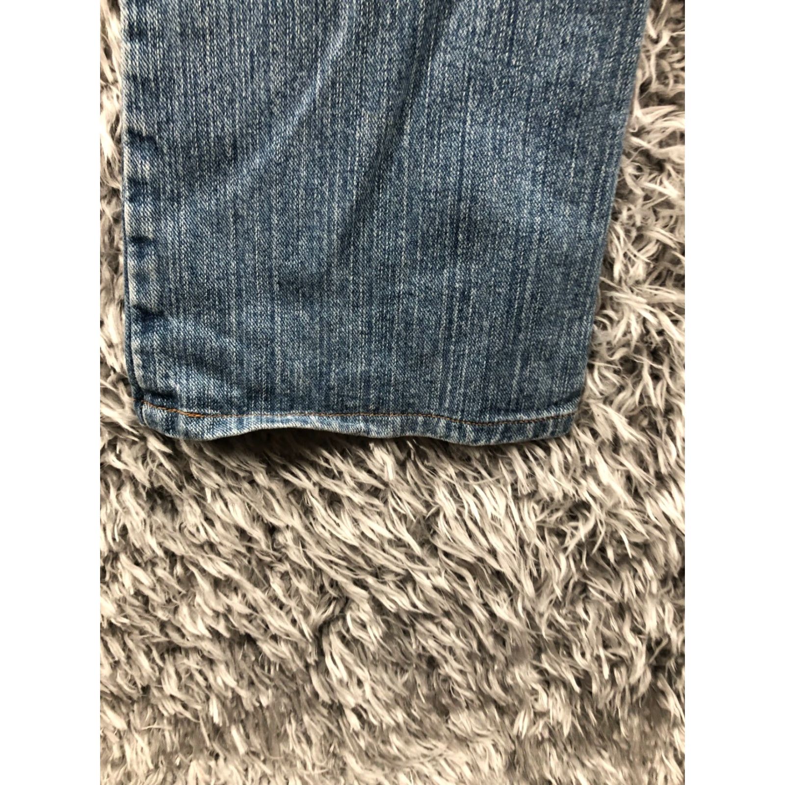 Express Express Jeans Size 7 Juniors Medium Wash Blue Denim Flared Size 28" / US 6 / IT 42 - 7 Thumbnail