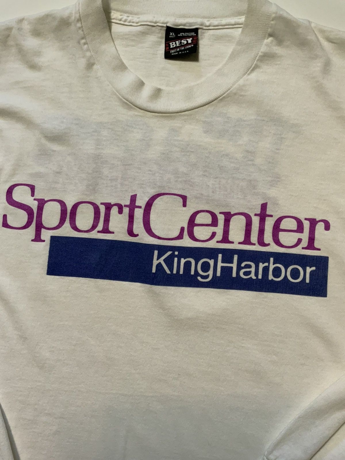 Vintage VTG SportCenter The Hardcore Commit To Get Fit T-shirt Size US XL / EU 56 / 4 - 7 Thumbnail