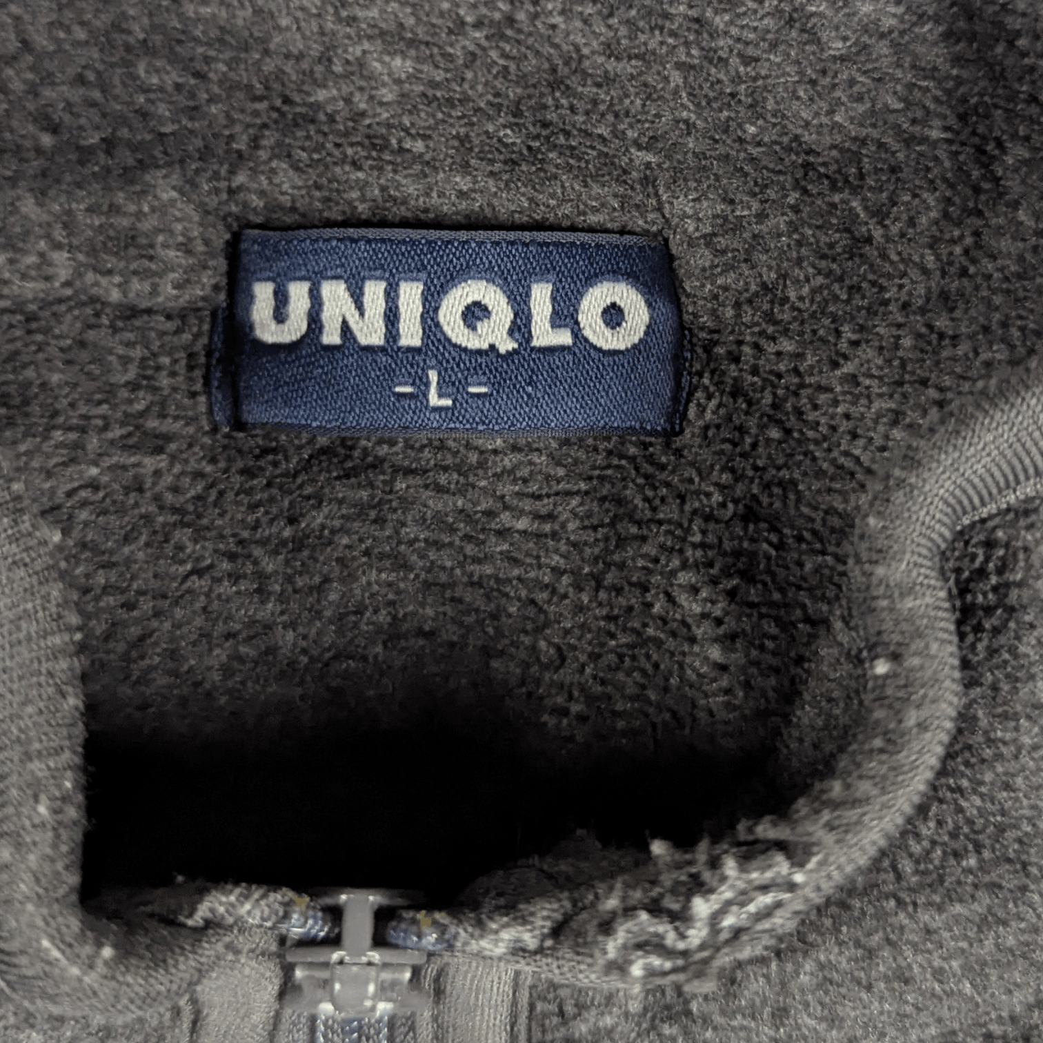 Uniqlo Vintage 90's UNIQLO Grey Fleece Sweatshirts Sherpa Pullover Size US L / EU 52-54 / 3 - 13 Thumbnail
