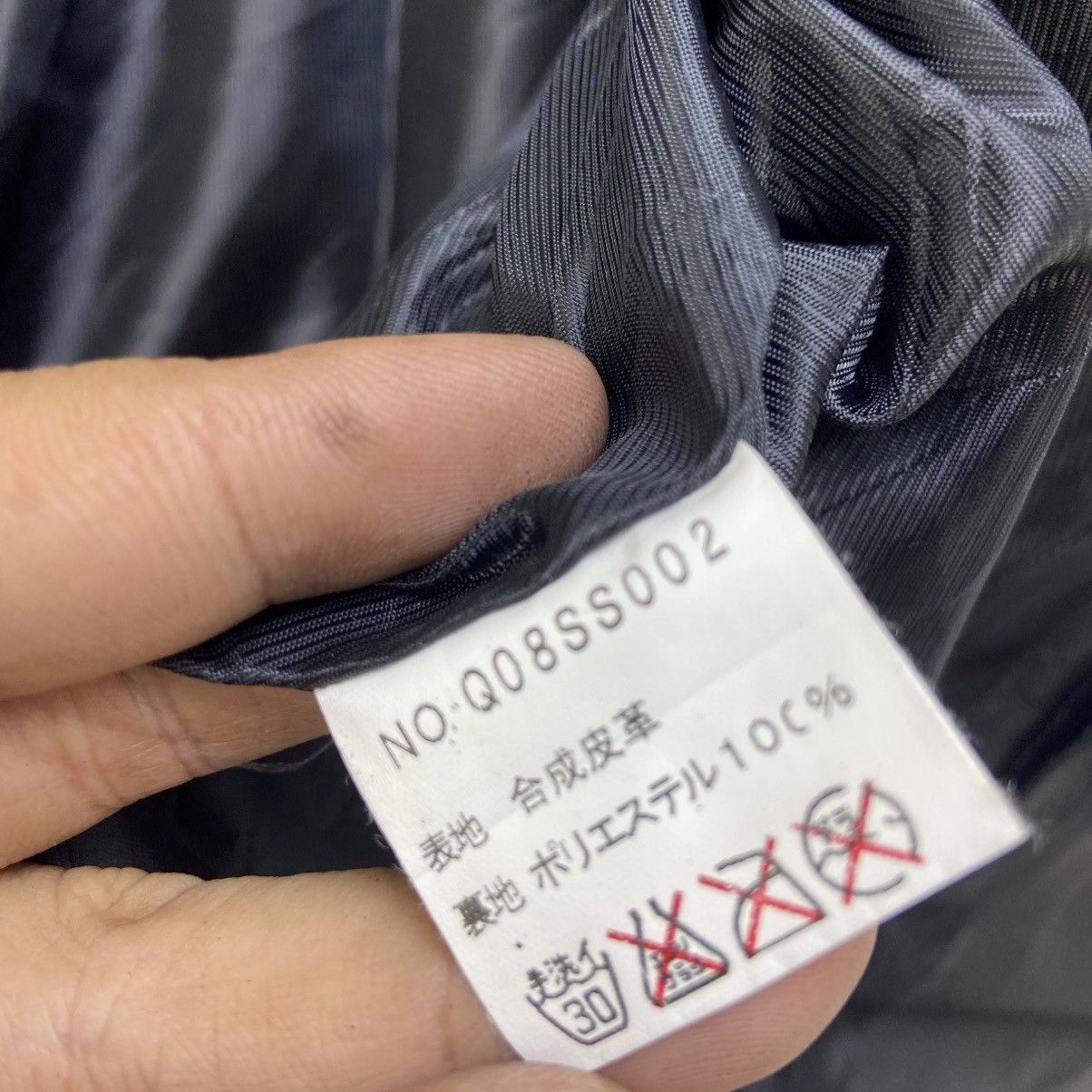 semanticdesign Japanese Brand Semantic Design Synthetic Leather BikerJacket Size US S / EU 44-46 / 1 - 21 Thumbnail
