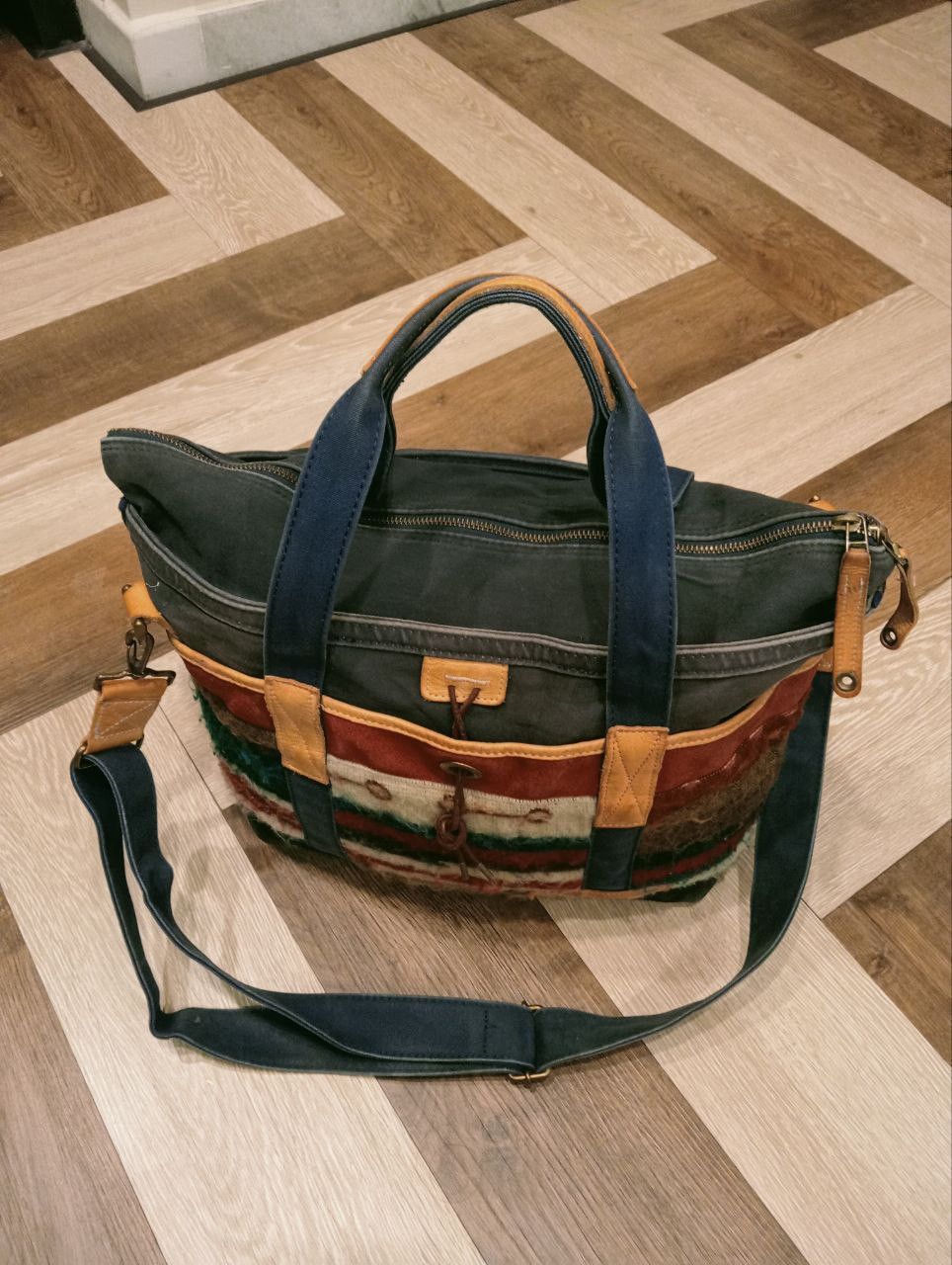 MasterPiece MASTERPIECE JAPAN NAVAJO STYLE FADED MESSENGER BAG Size ONE SIZE - 4 Thumbnail