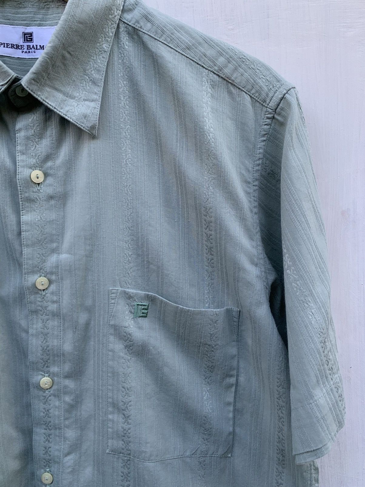 Balmain Vintage 90’s pierre balmain pin striped pattern Size US M / EU 48-50 / 2 - 2 Thumbnail