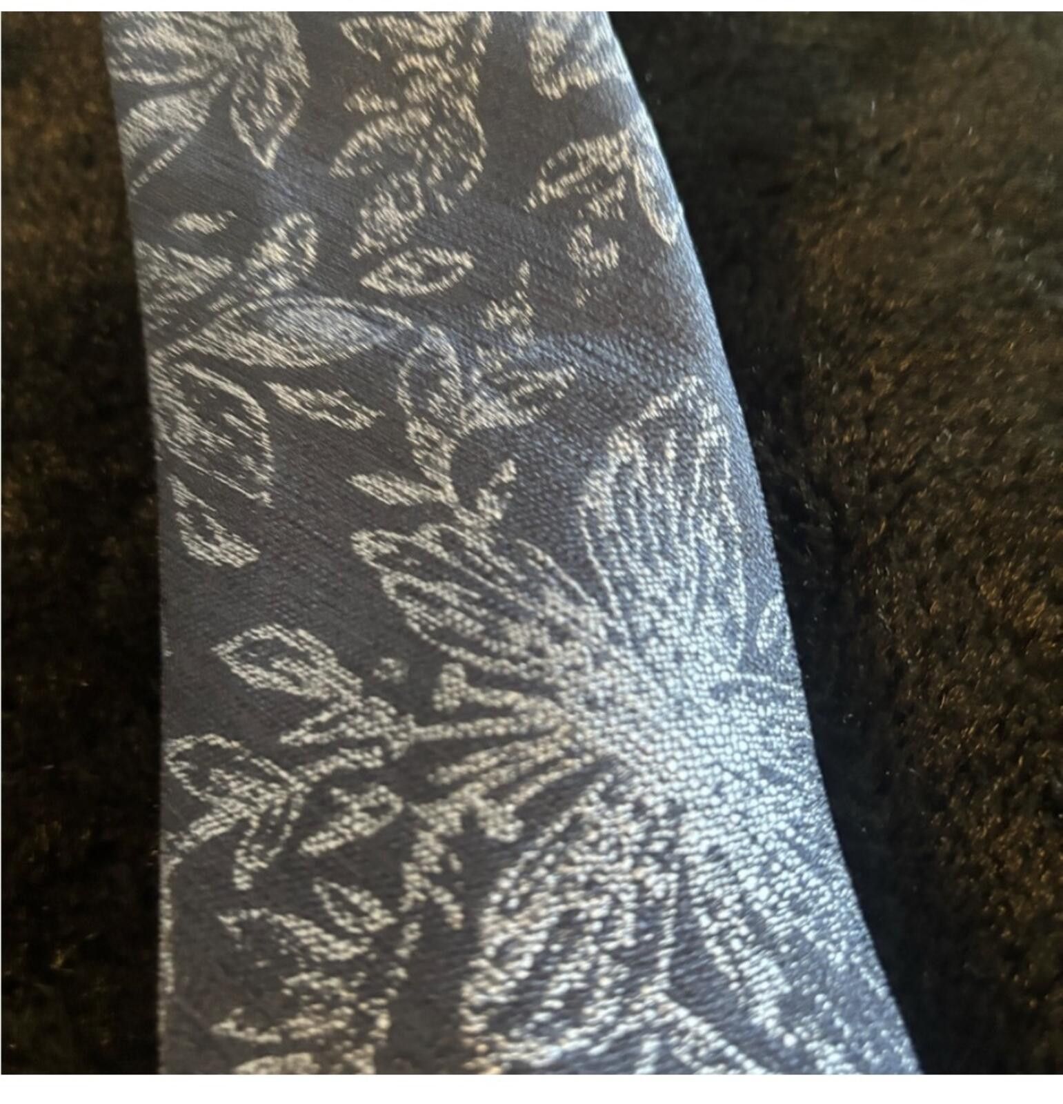 Michael Kors ( Michael Kors) Navy Floral Tie Size ONE SIZE - 2 Thumbnail