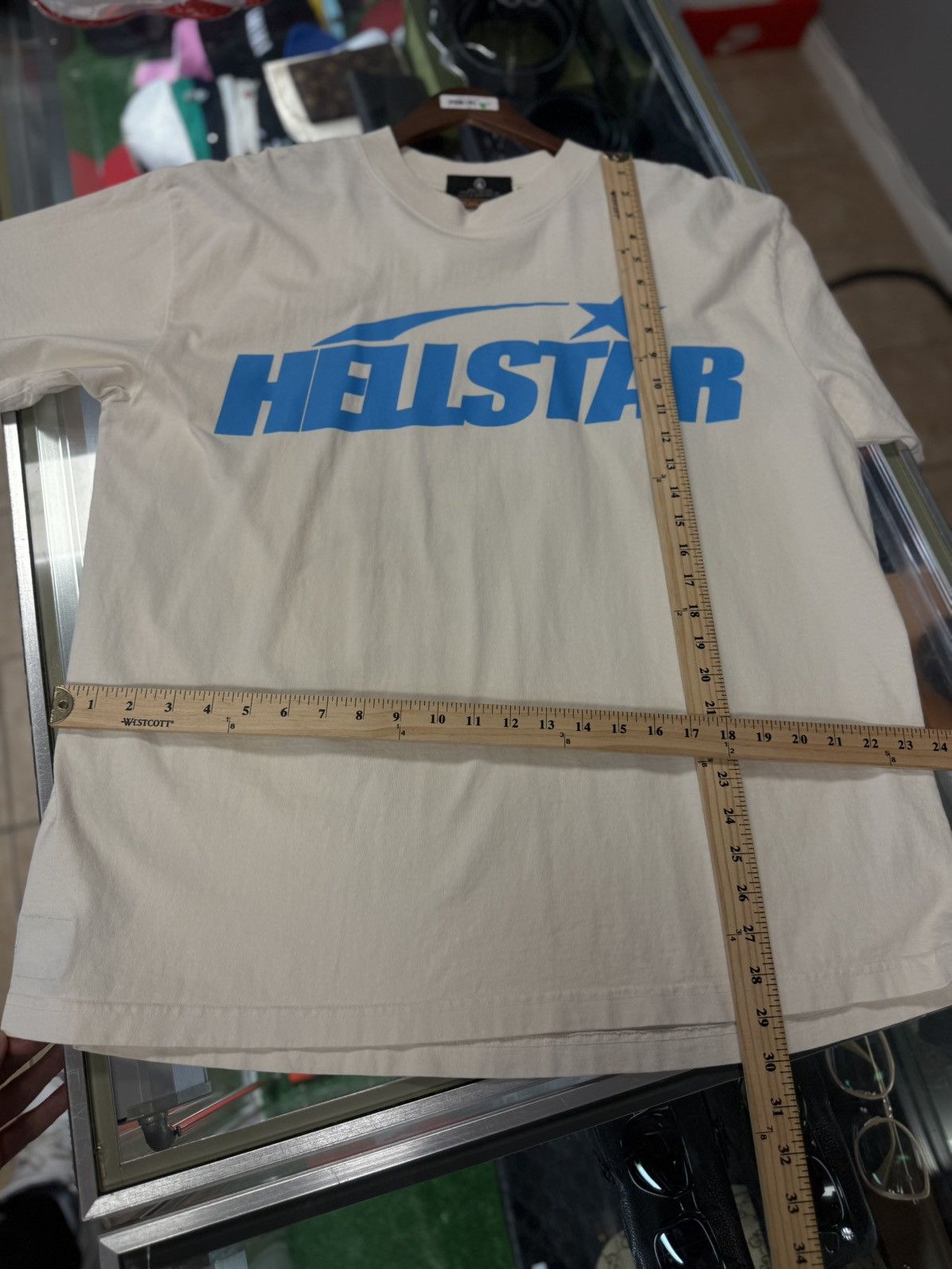 HELLSTAR Hellstar “Blue Logo” Tee Shirt Size L (NEW) Authentic Size US L / EU 52-54 / 3 - 14 Thumbnail