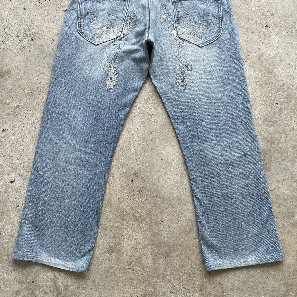 Vintage Vintage Geronimo Faded Distressed Jeans Pants Denim W34 Size US 34 / EU 50 - 12 Thumbnail