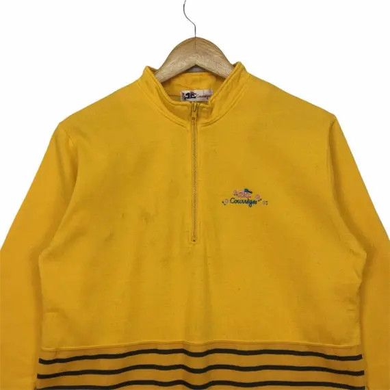 Courreges Vtg COURREGES PARIS Sport Futur Zip Striped Jacket Sweater Size M / US 6-8 / IT 42-44 - 6 Thumbnail