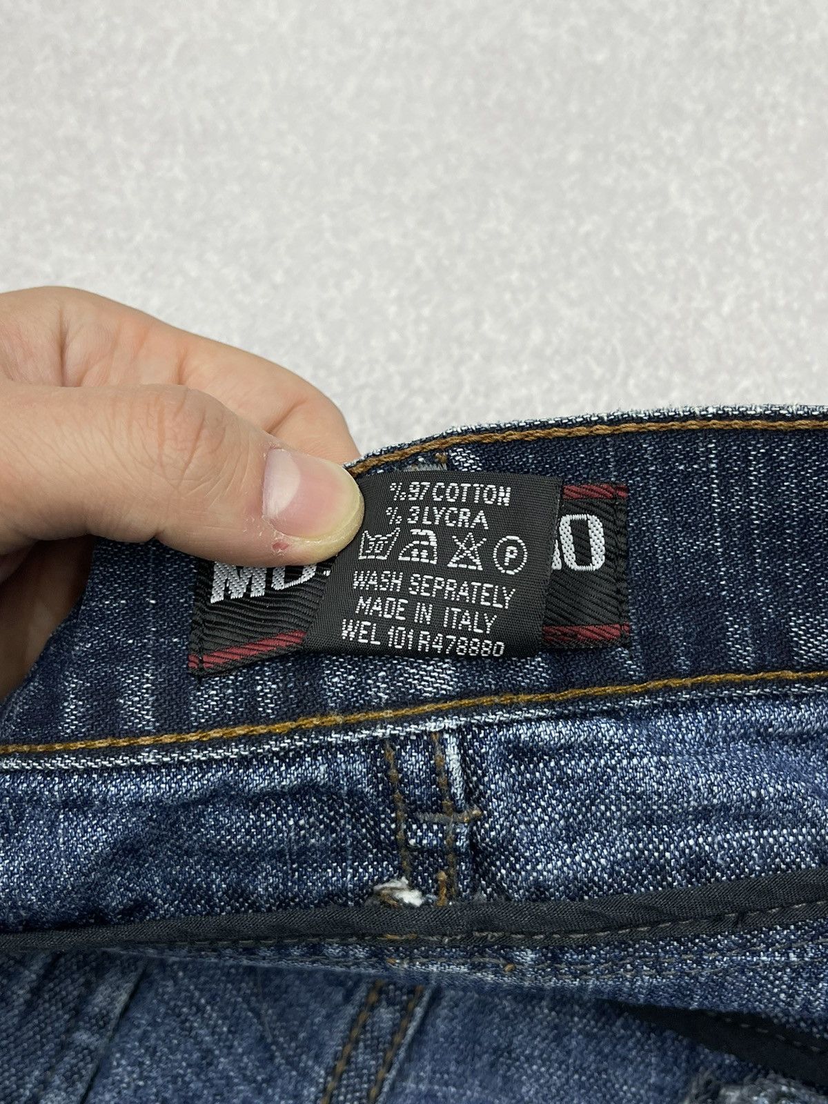 Moschino Vintage Moschino Denim Jeans Big Logo Made in Italy Designer Size US 32 / EU 48 - 13 Thumbnail