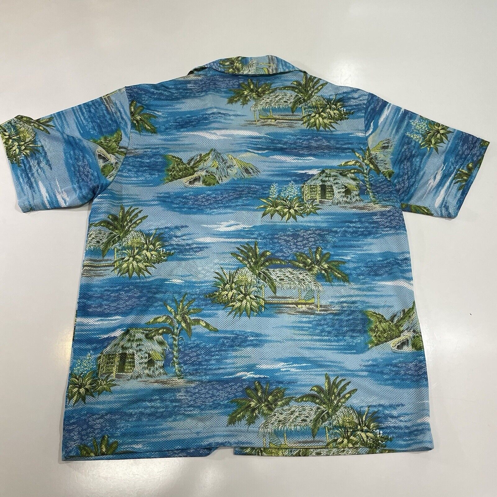 Quiksilver Quiksilver Men’s Hawaiian Camp Shirt Palm Tree Beach Aloha Size US L / EU 52-54 / 3 - 7 Thumbnail