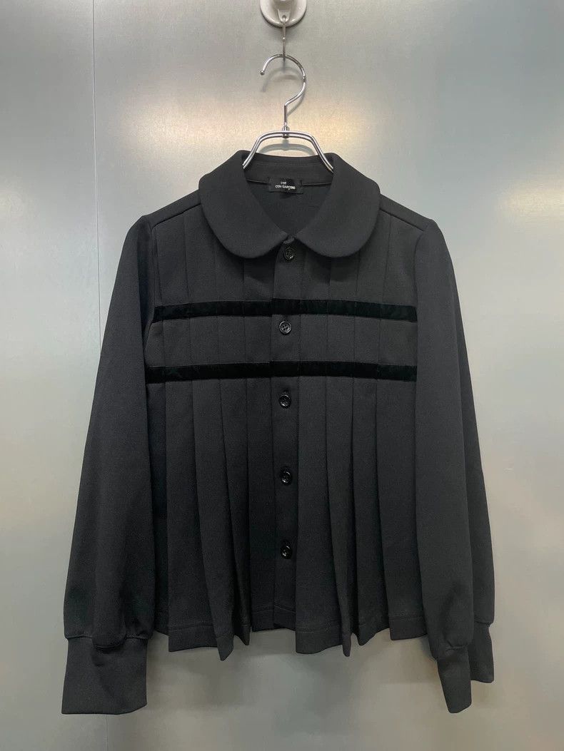Comme des Garcons Comme Des Garcons Organ Pleated Hem Velvet Band Trim Gold Size XS / US 0-2 / IT 36-38 - 5 Thumbnail