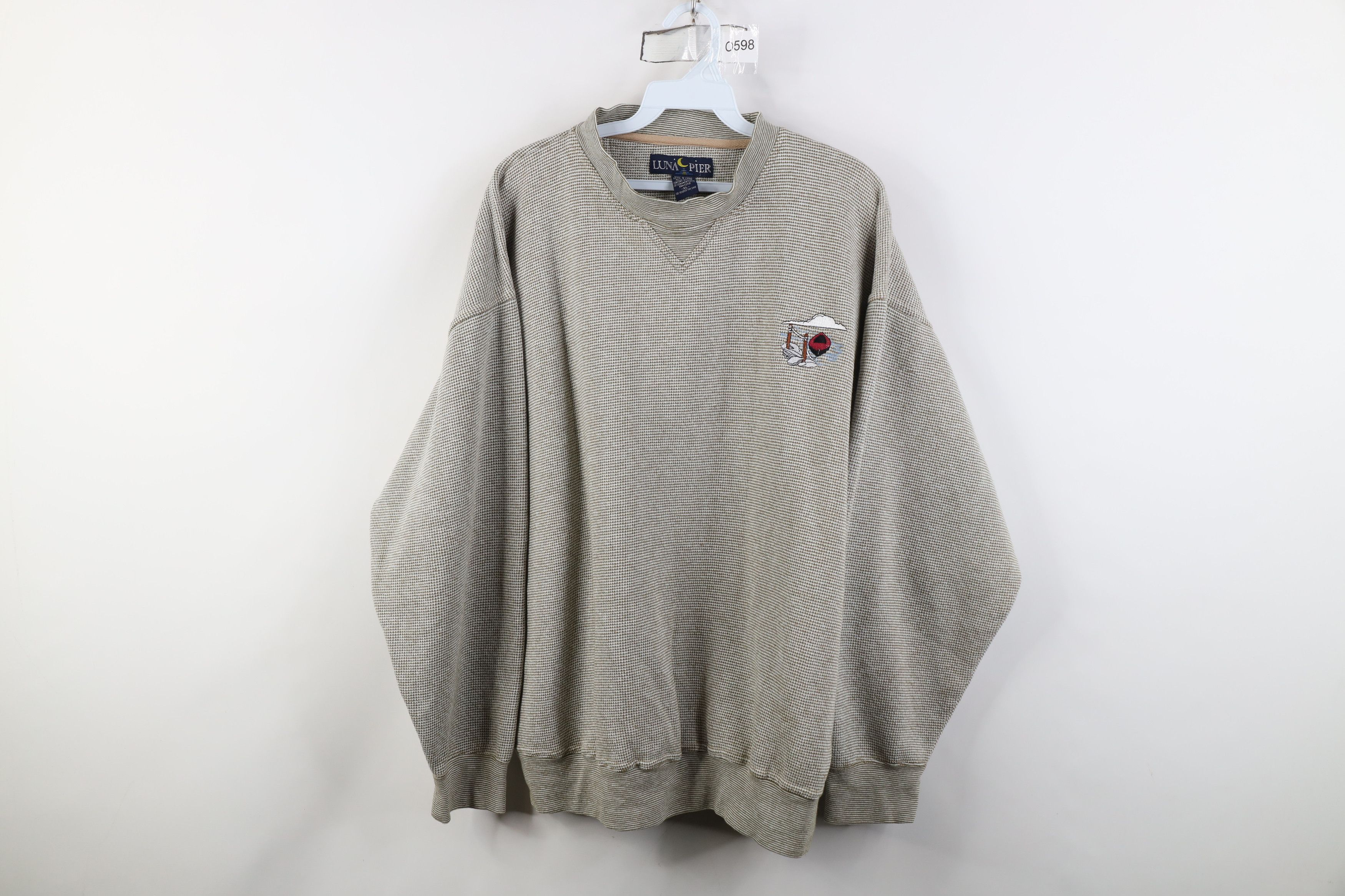 Vintage Vintage 90s Streetwear Kayak River Crewneck Sweatshirt Size US XL / EU 56 / 4 - 1 Thumbnail