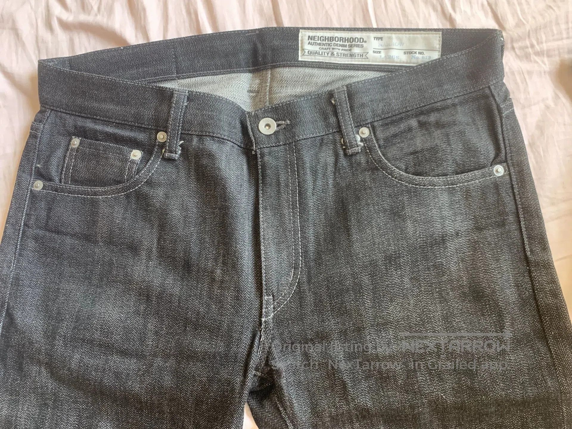 Neighborhood Neighborhood Black Denim Narrow Pants. Size US 34 / EU 50 - 2 Thumbnail