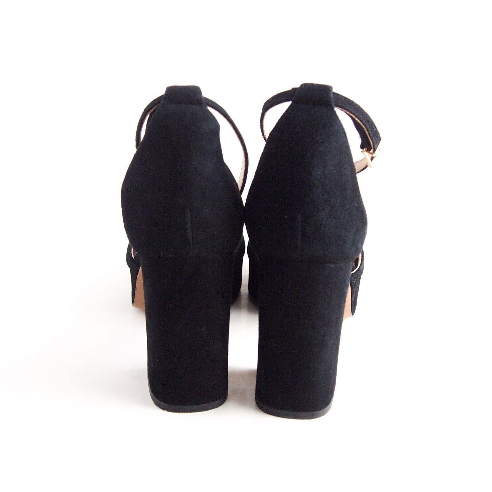 Maje Maje Platform Sandals Black Suede Size US 10 EU 40 Size US 10 / IT 40 - 6 Thumbnail