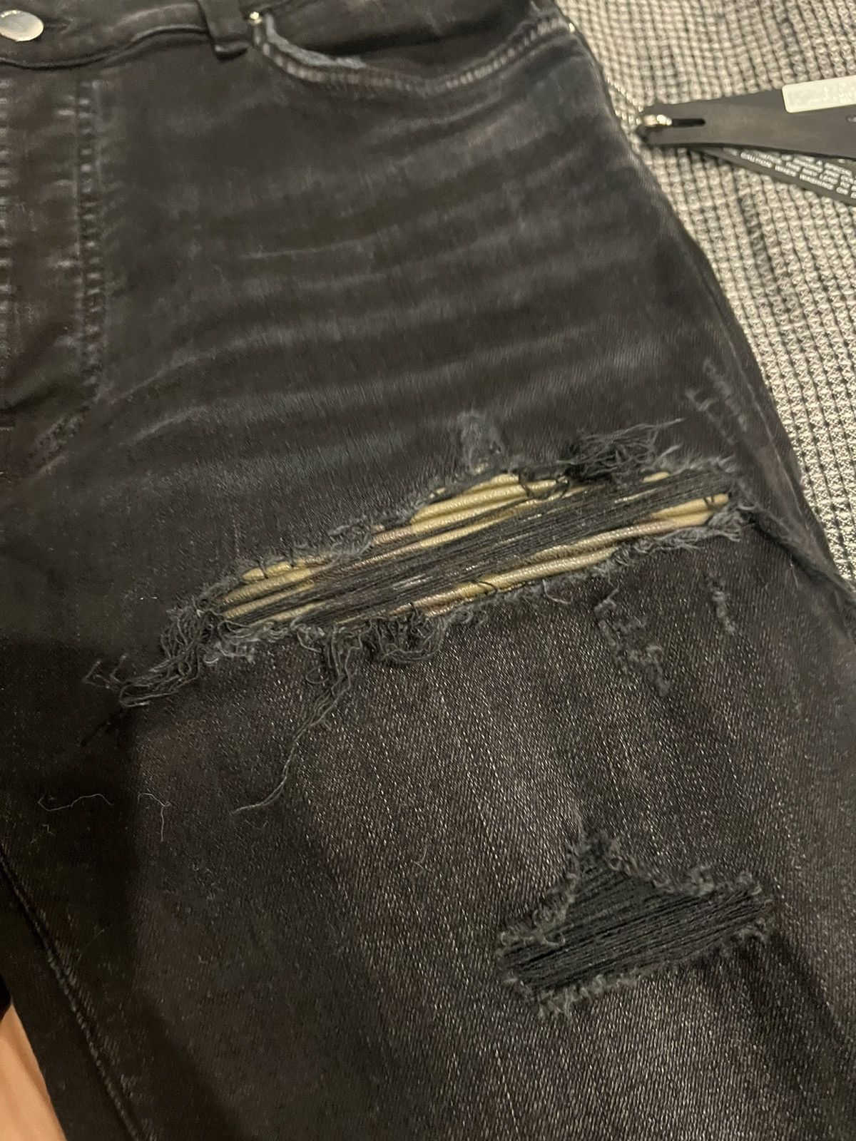 Amiri Amiri Leather Camo MX1 Size US 34 / EU 50 - 4 Thumbnail