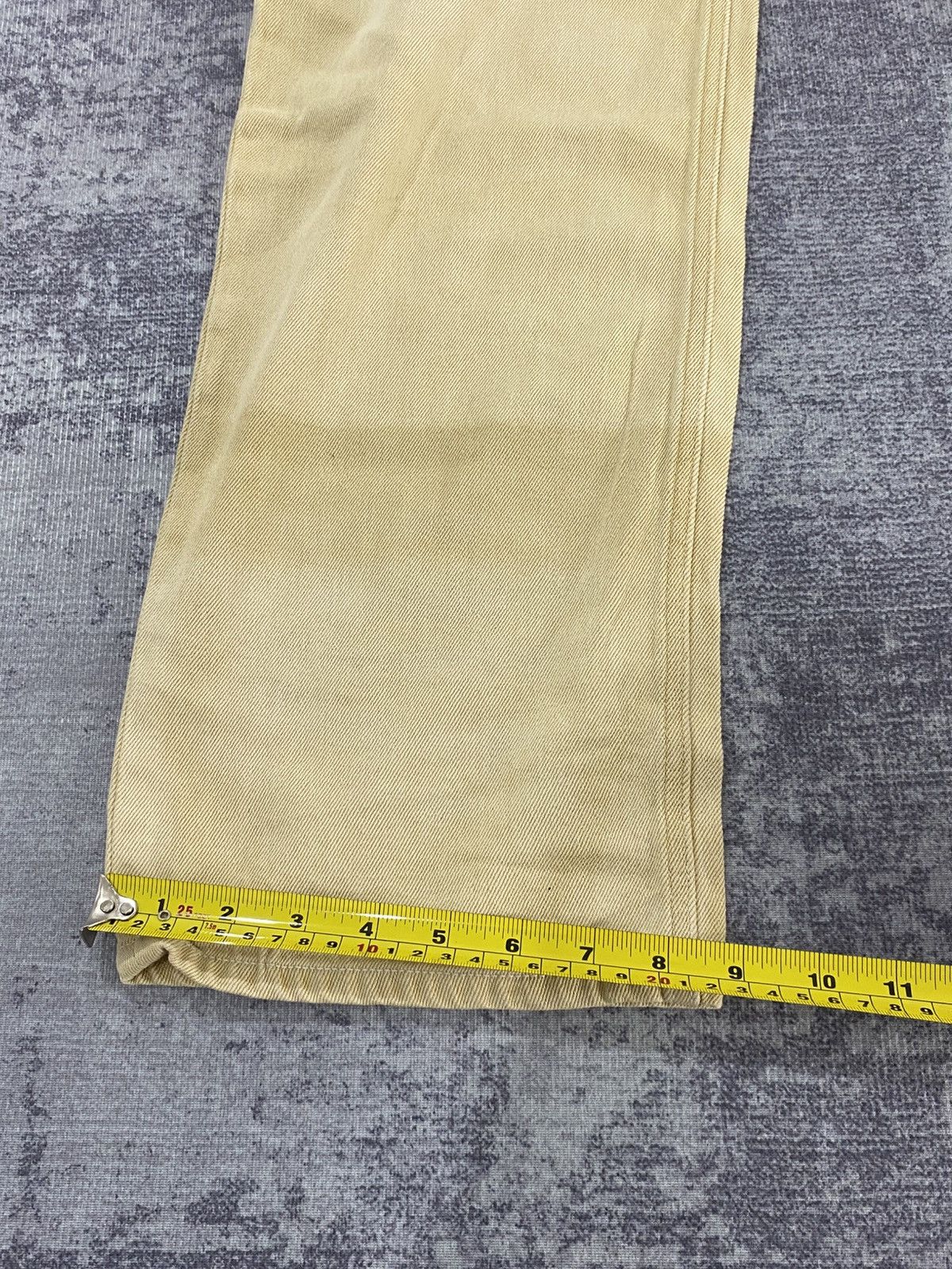 Karakuri Tamashii buckle back karakuri paint & embroidery pant poem harajuku Size US 31 - 15 Thumbnail
