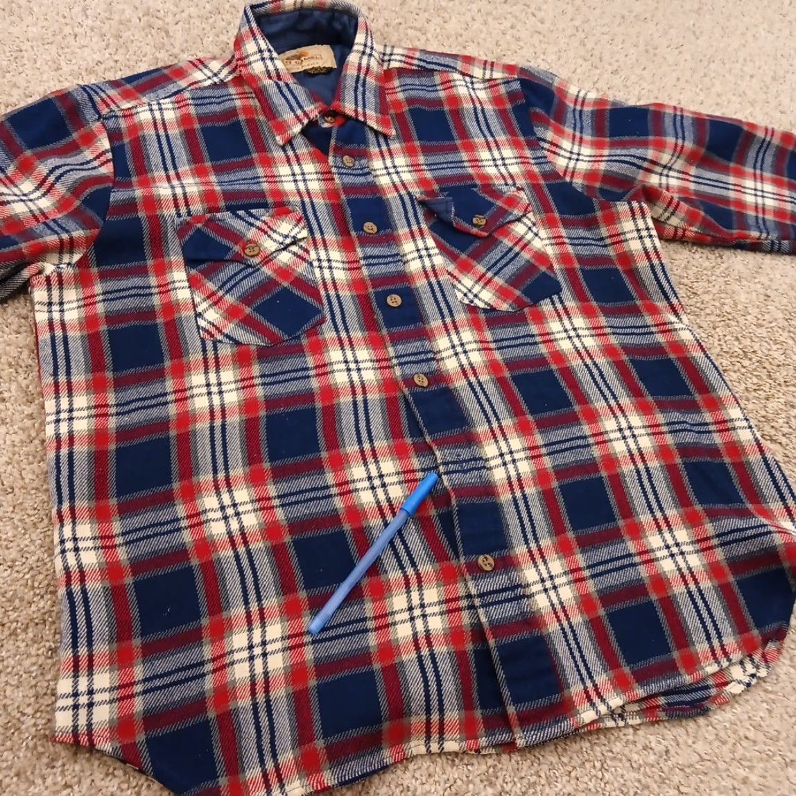 Camel VINTAGE Camel Shirt Mens L Red Plaid Long Sleeve Button Up Pockets Acrylic Size US L / EU 52-54 / 3 - 4 Thumbnail