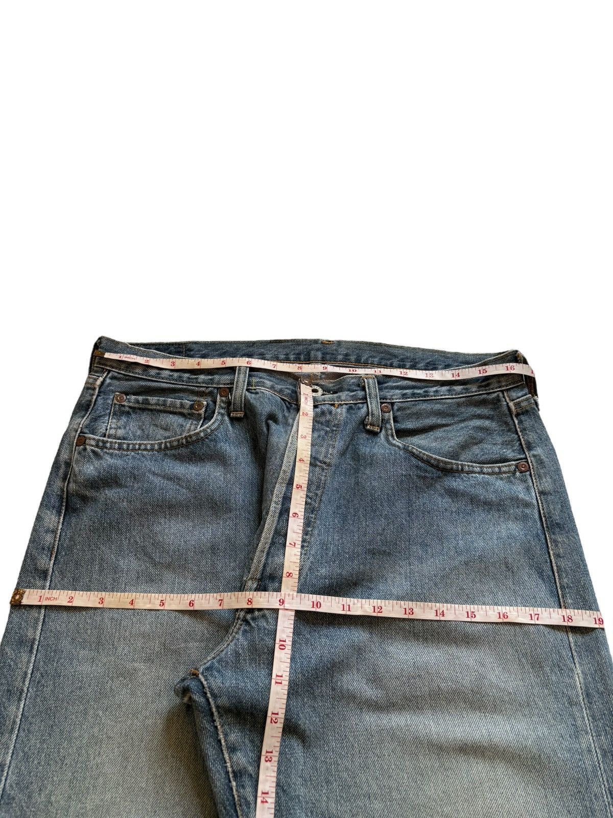 Replay Vintage Italy Replay Button Fly Mud Wash Loose Baggy Jeans Size US 33 - 11 Thumbnail