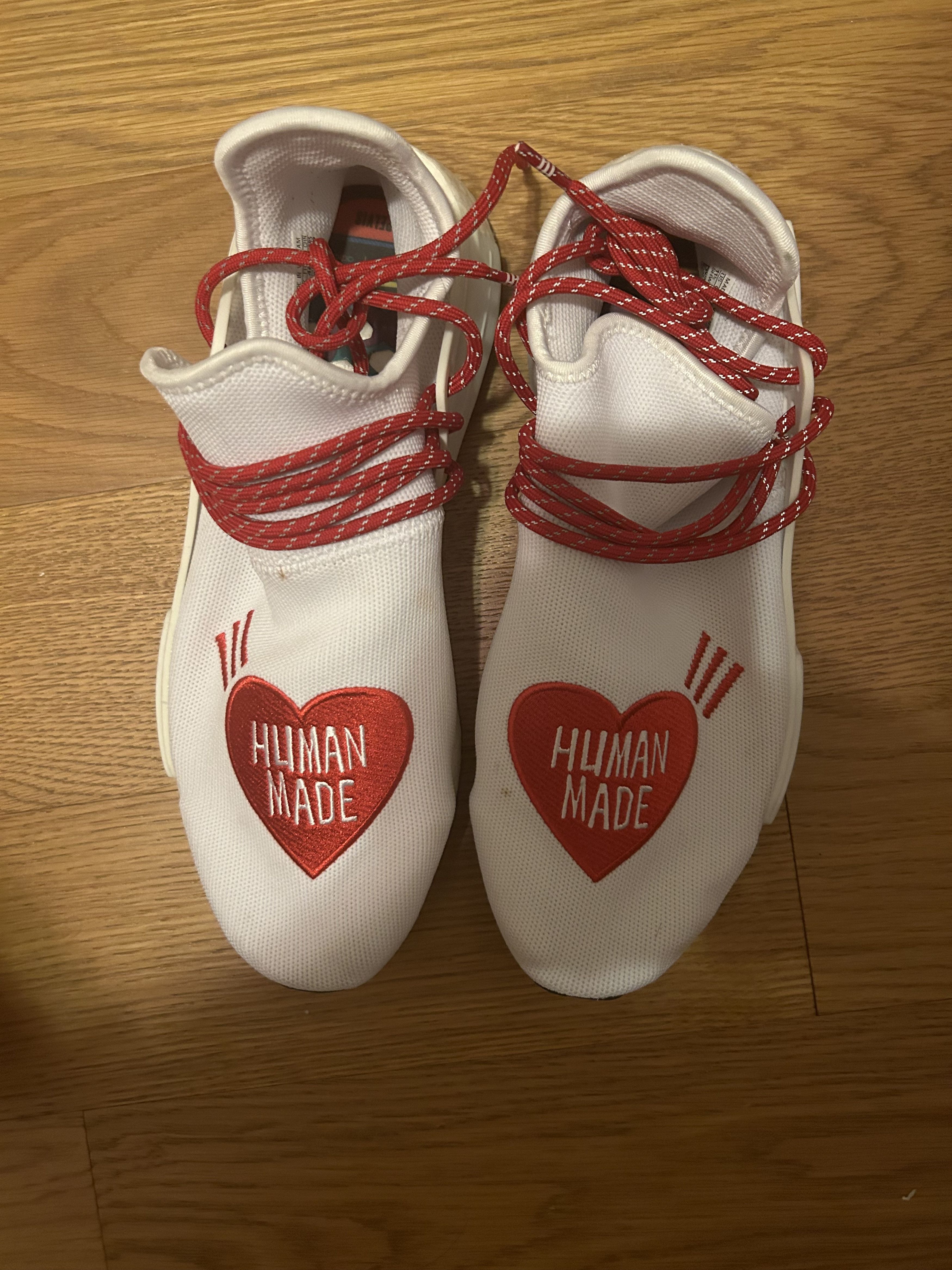 Adidas pharrell hot sale human made