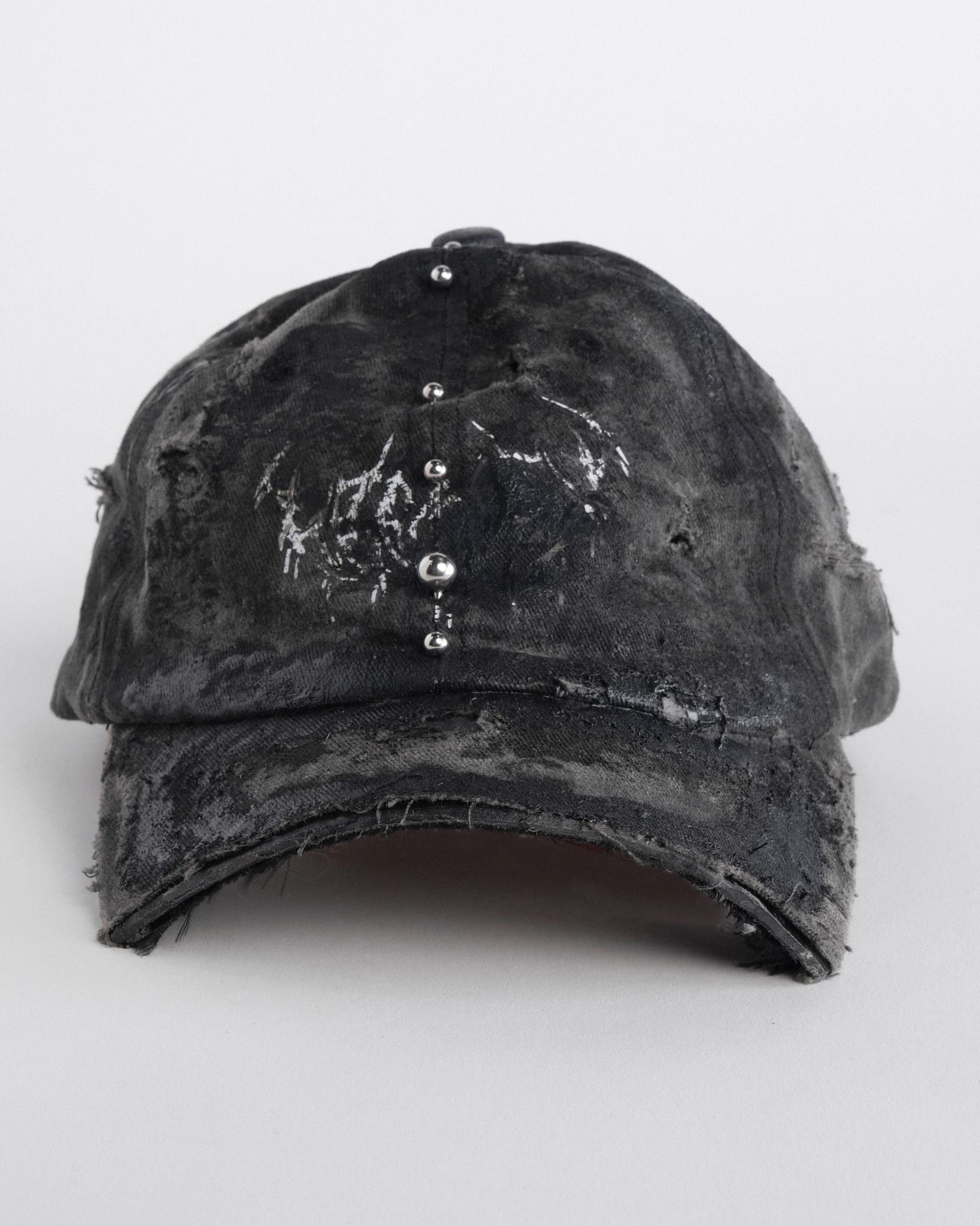 Other ASTROBOI* 'Indie XXX' Black .5 Visor Pierced Hat Size ONE SIZE - 1 Thumbnail
