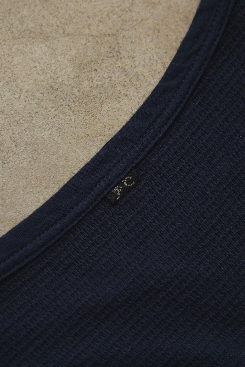 Porter Classic Porter Classic H/W THERMAL CREWNECK Navy Size US L / EU 52-54 / 3 - 8 Thumbnail