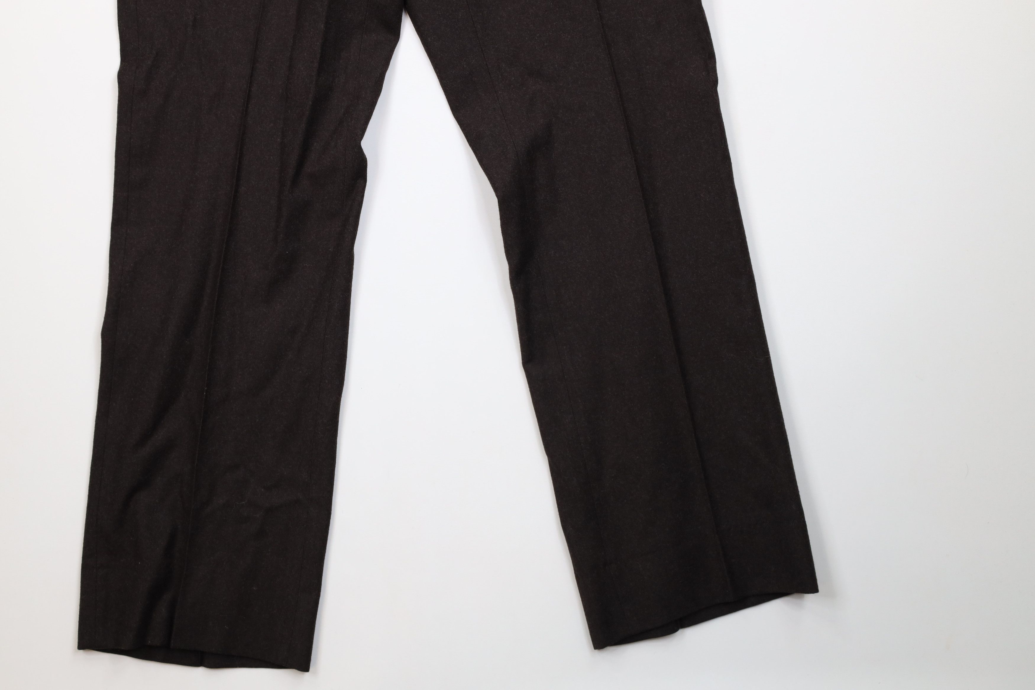 Vintage Vintage 60s Streetwear Flared Wide Leg Chino Pants Brown USA Size US 36 / EU 52 - 4 Thumbnail