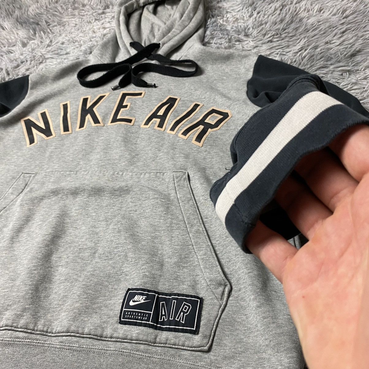 Other Vintage Nike Big Logo Swoosh Basic Hoodie Size US M / EU 48-50 / 2 - 3 Thumbnail