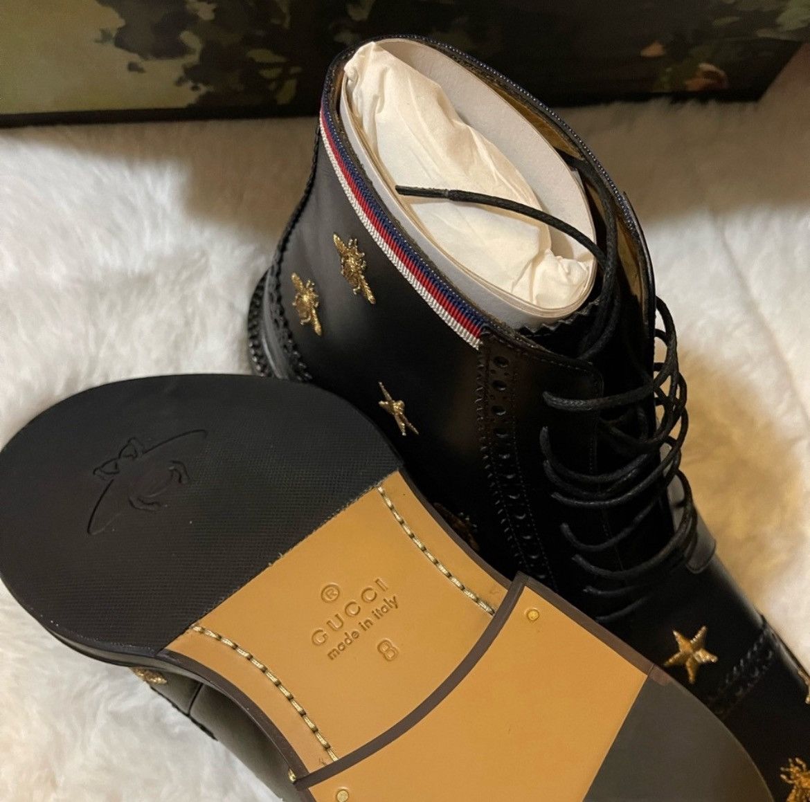 Gucci Gucci Boots with stars and bees embroidery Size US 8 / EU 41 - 5 Thumbnail