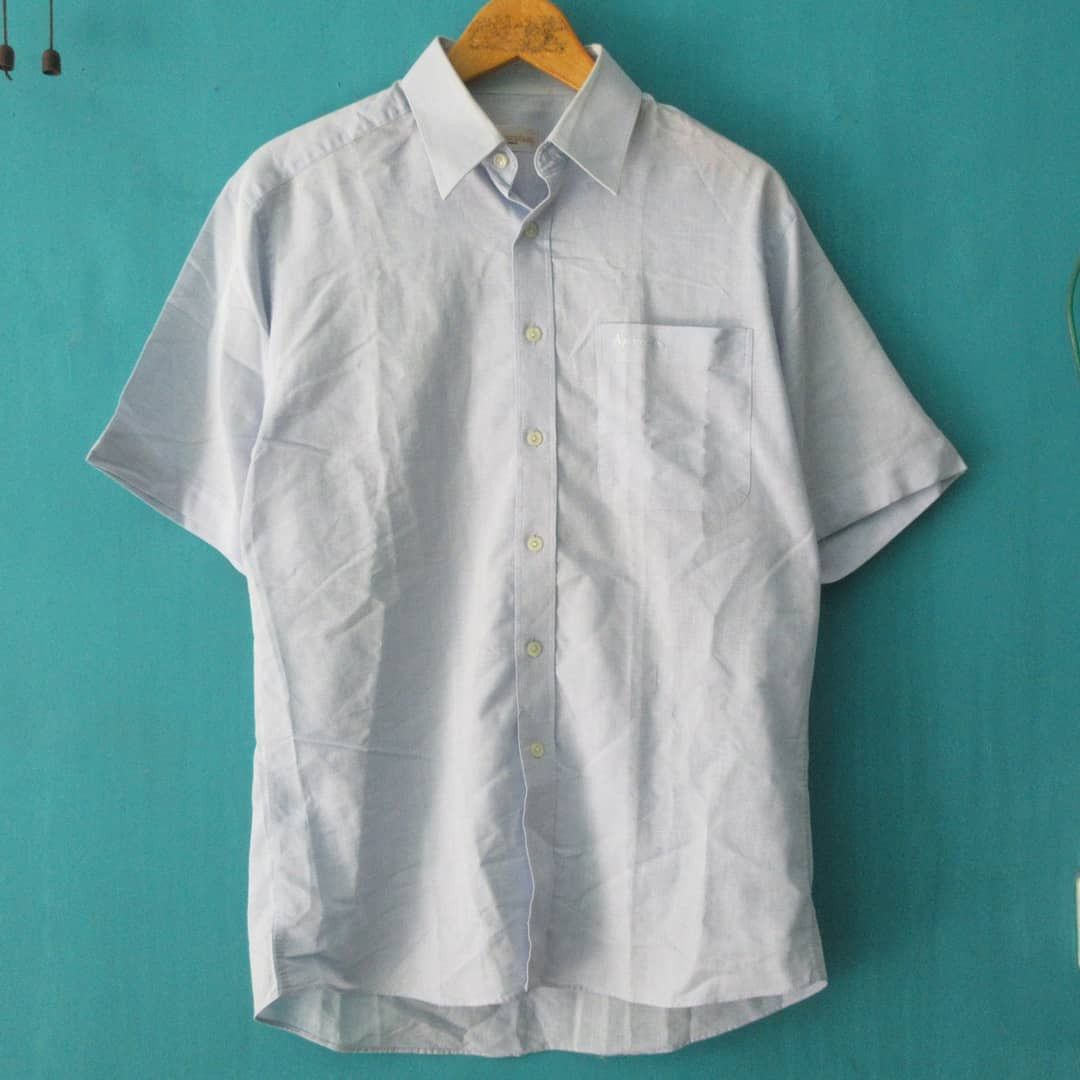 Aquascutum Aquasctum formal party shirt Of London Blue Sea Shirt Size US M / EU 48-50 / 2 - 2 Thumbnail