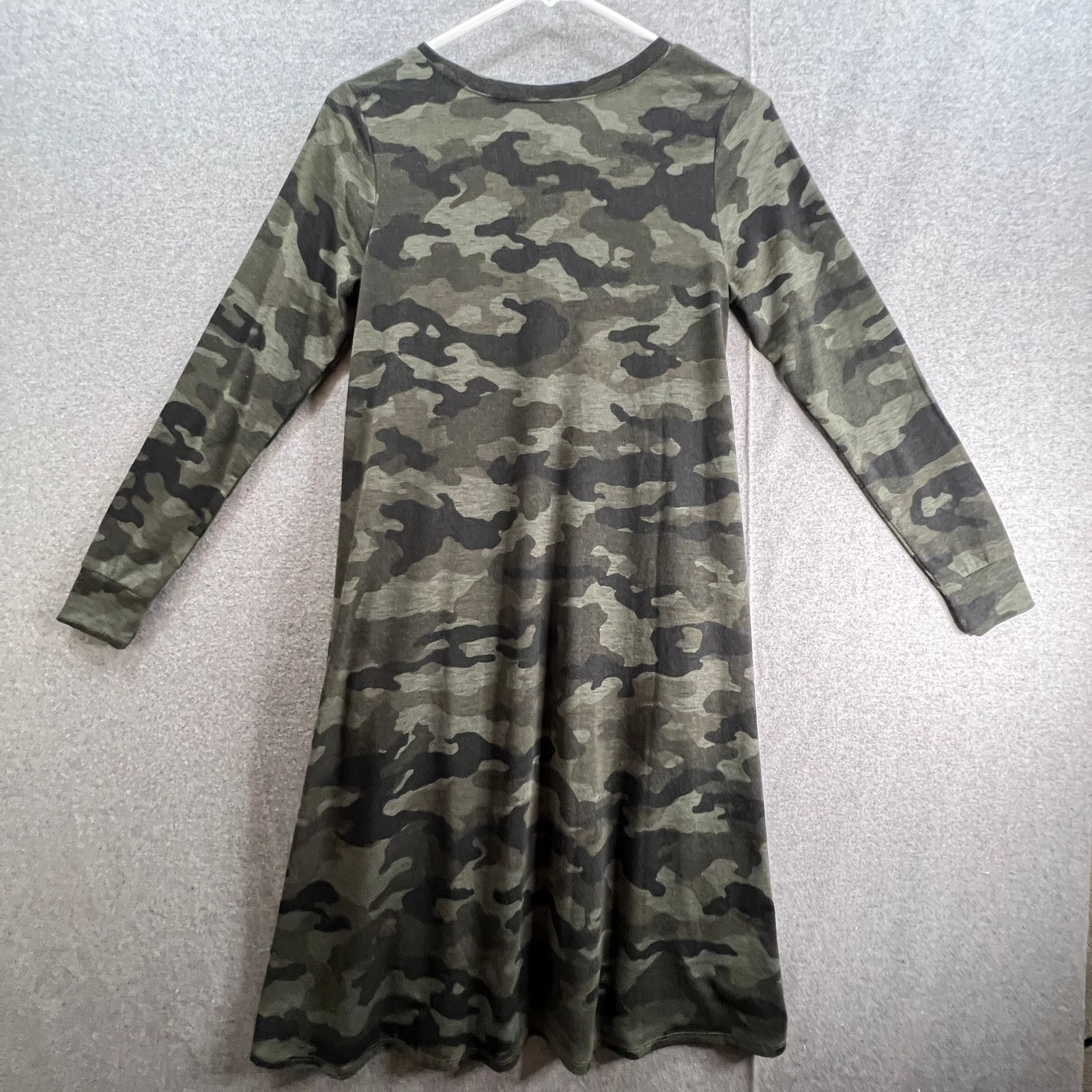 Other LuLaRoe Dress Women Size XXS Green Camo Long Sleeve Size XXS / US 00 / IT 34 - 2 Thumbnail