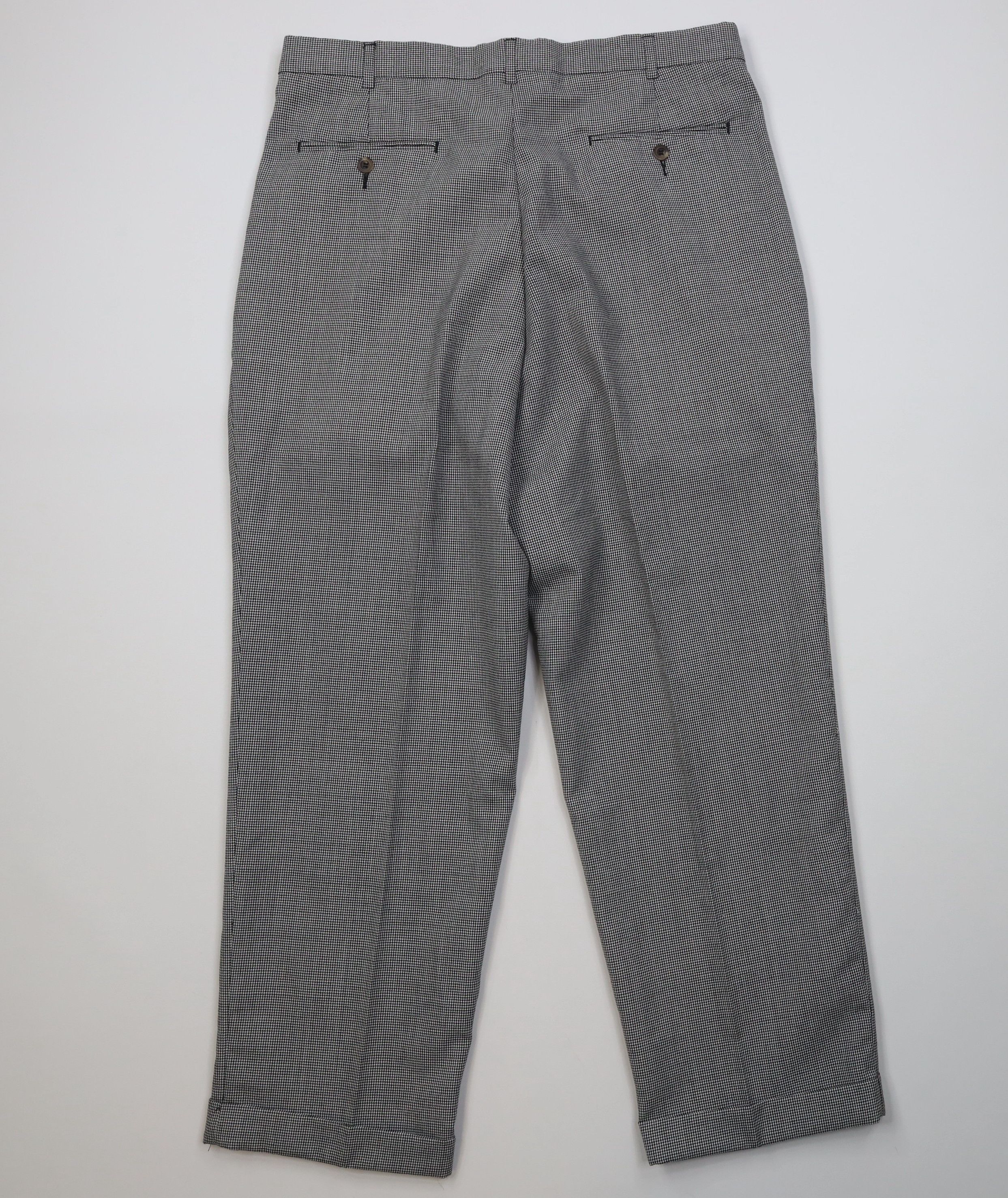 Vintage Vtg 90s Streetwear Knit Wide Leg Chino Pants Houndstooth Size US 36 / EU 52 - 8 Thumbnail