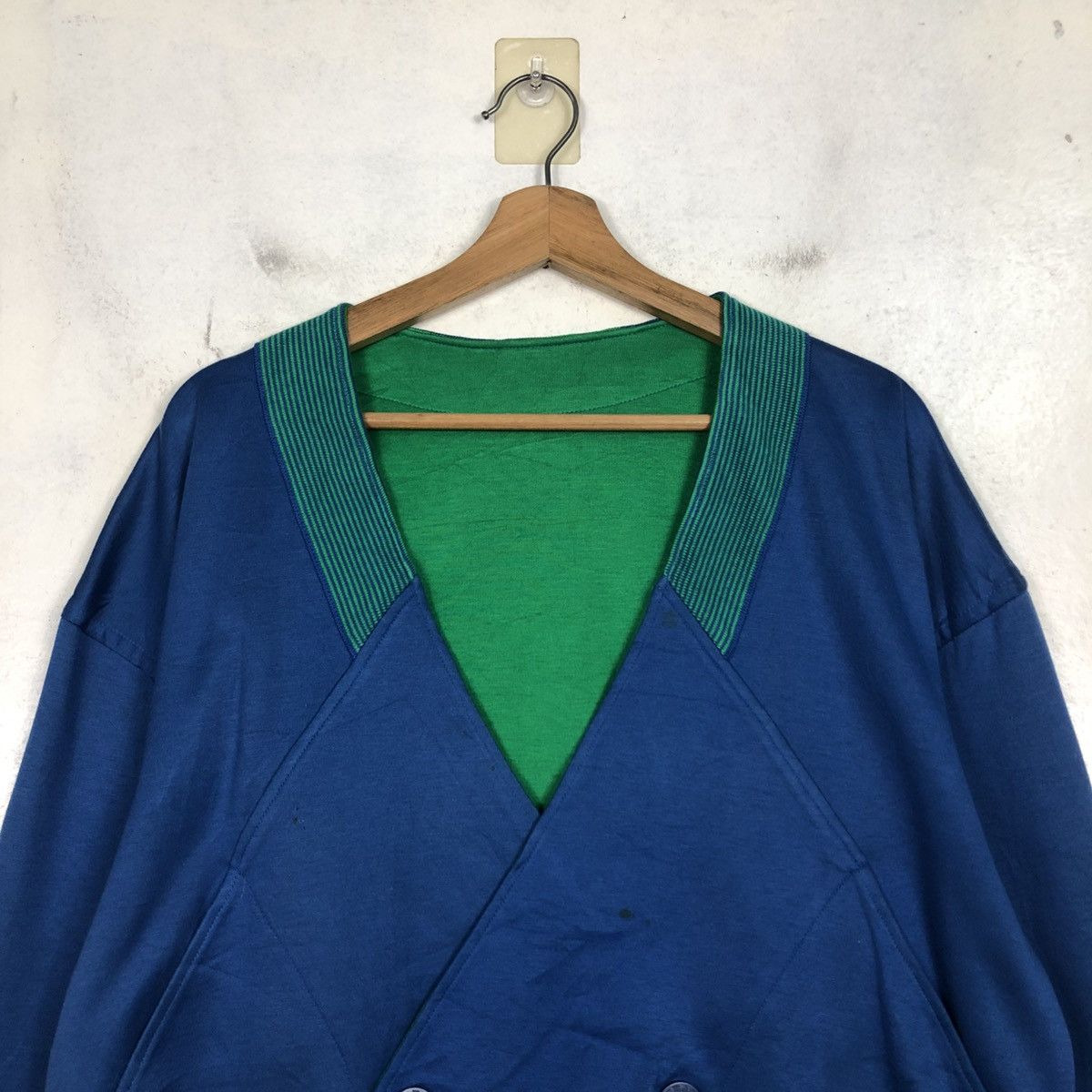 Issey Miyake 📌Reversible Bomber Jacket Cardigan Micmac Multi Color Size US M / EU 48-50 / 2 - 4 Thumbnail