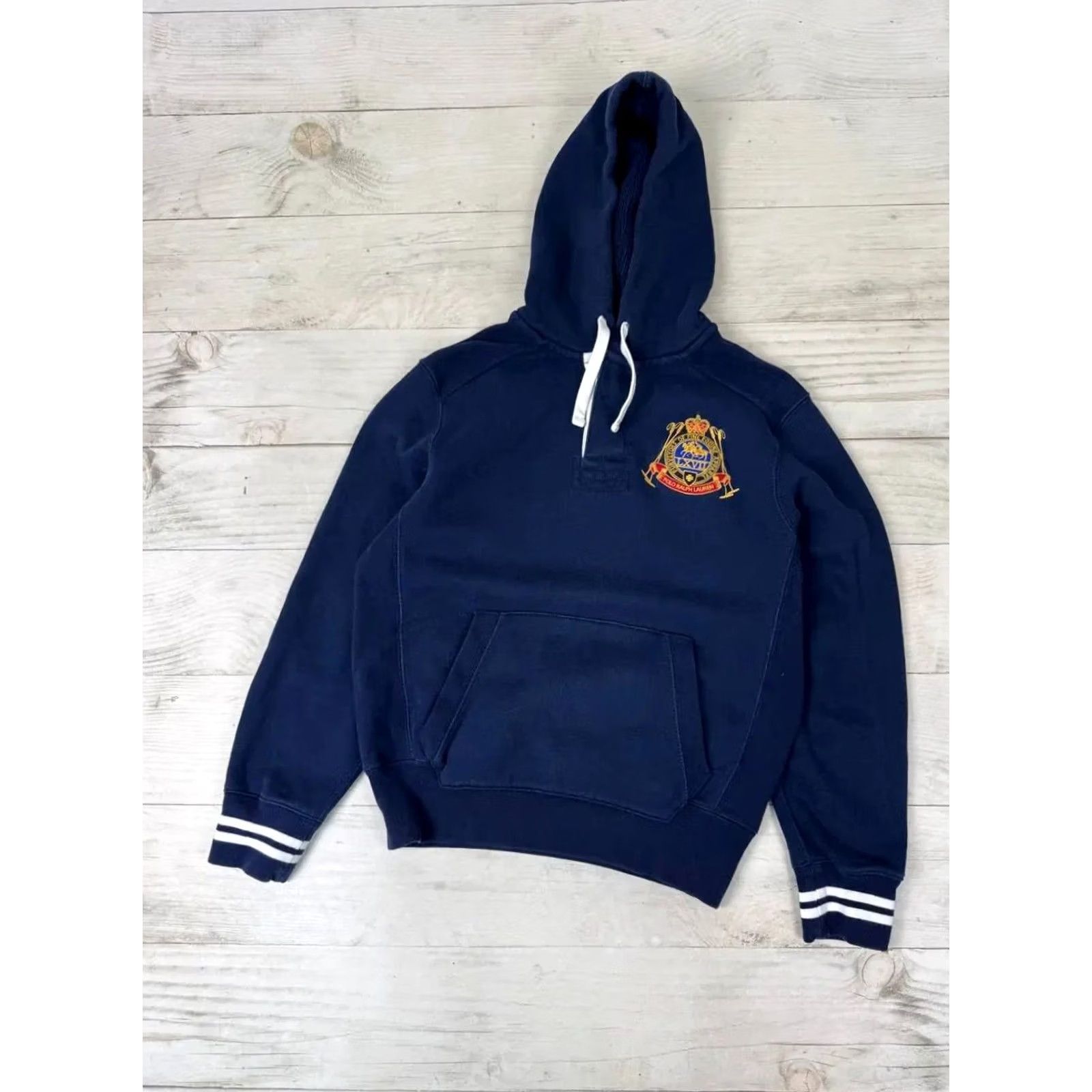 Polo Ralph Lauren Polo Ralph Lauren Big Logo Hoodie Mercer Men SZ S Blue Shirt Hoodie Adults? Size US S / EU 44-46 / 1 - 2 Thumbnail