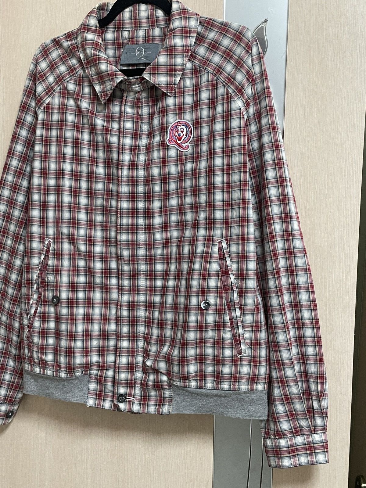 Alexander McQueen Alexander Mcqueen Cotton Bomber Jacket Check Pattern Size US M / EU 48-50 / 2 - 5 Thumbnail