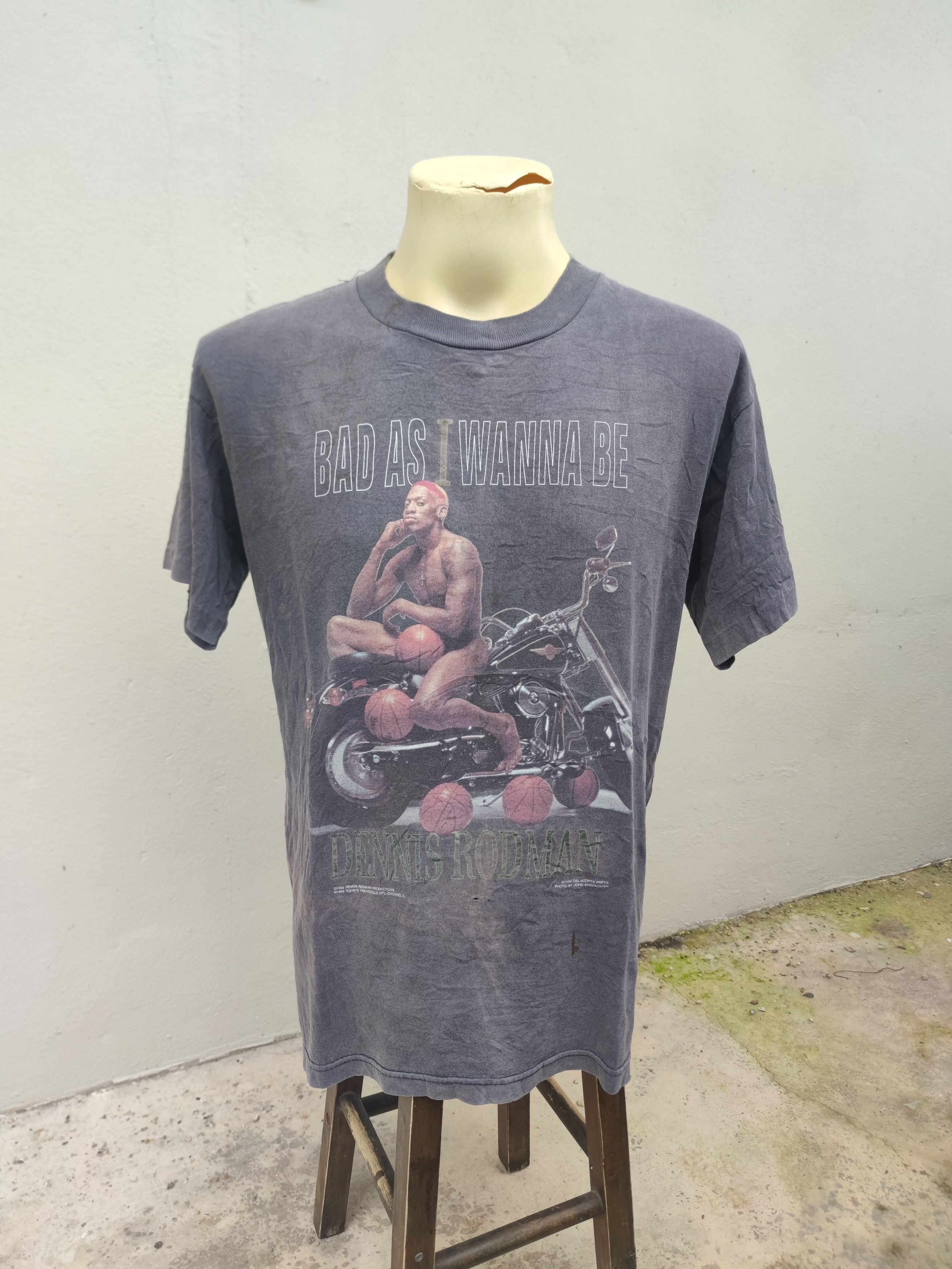 Vintage Vintage 1996 Dennis Rodman " Bad As I Wanna Be " Size US M / EU 48-50 / 2 - 10 Thumbnail