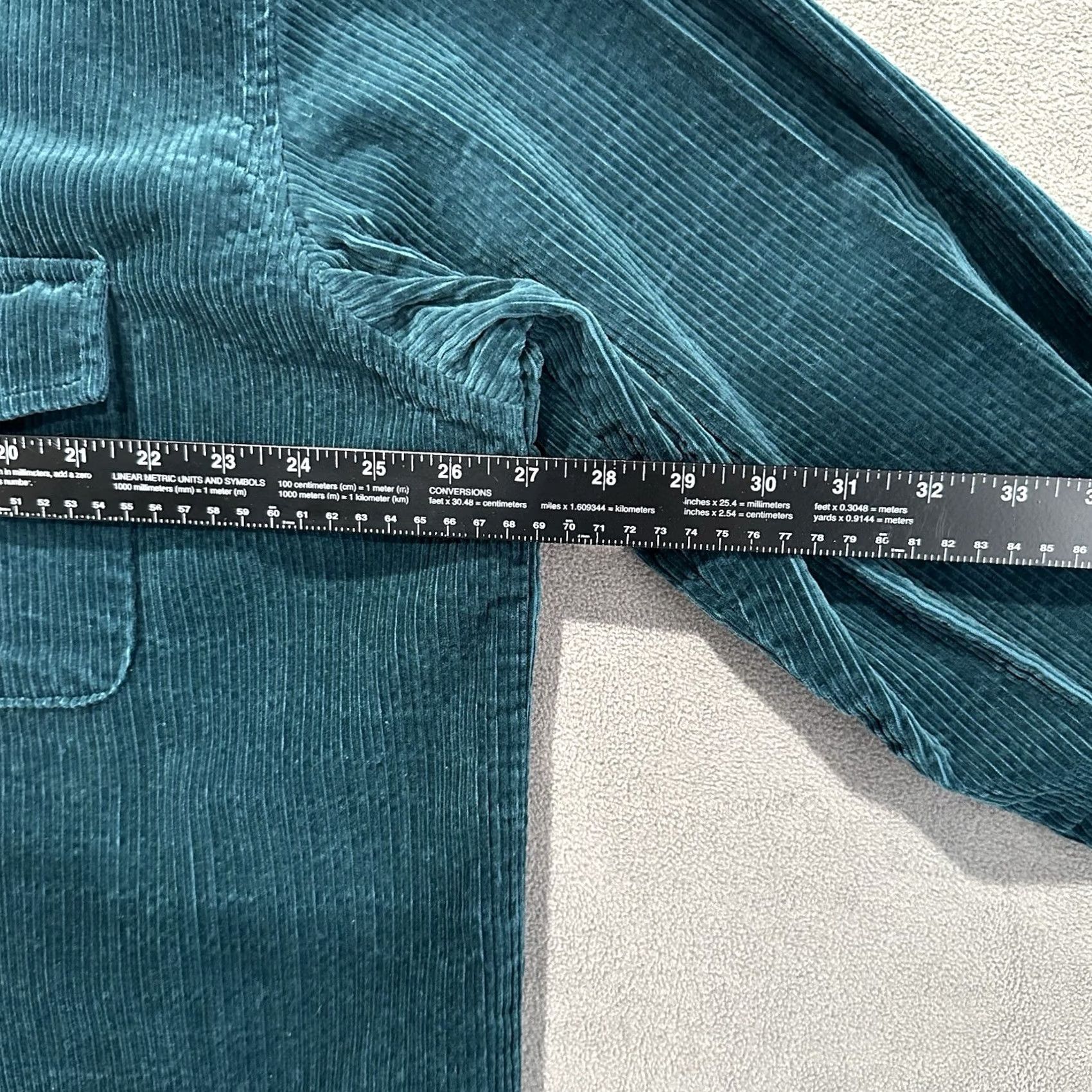 Eddie Bauer Vintage Eddie Bauer Shirt Womens Large Green/Blue Shacket Button Up Oversized Size L / US 10 / IT 46 - 7 Thumbnail