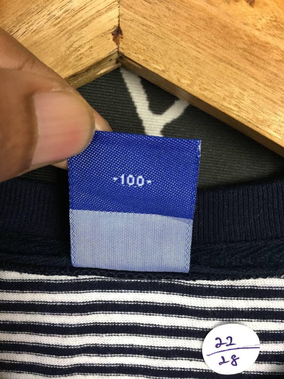 Champion × Vintage Vtg Champion Authentic Athletic Apparel Striped Tee Size US L / EU 52-54 / 3 - 9 Thumbnail
