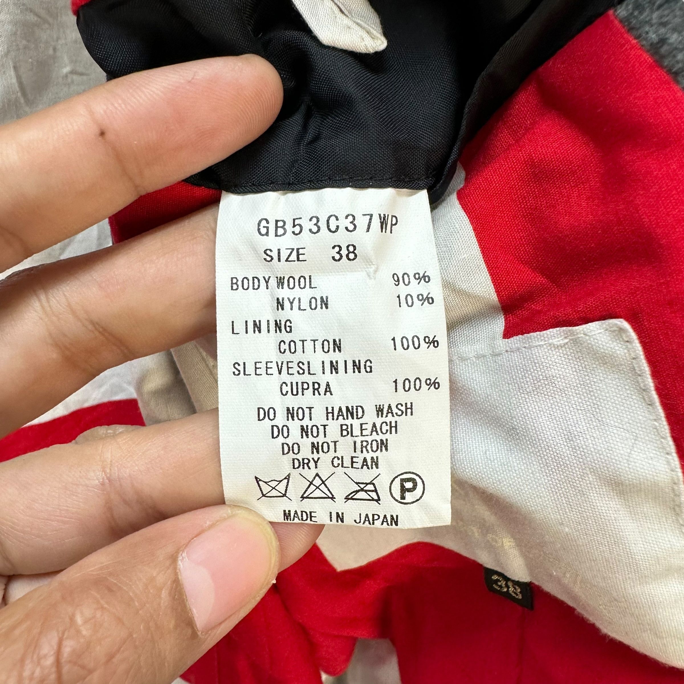 GB GB SKINS British Flag Double Breasted Wool Jacket #A69-1663 Size US S / EU 44-46 / 1 - 11 Thumbnail