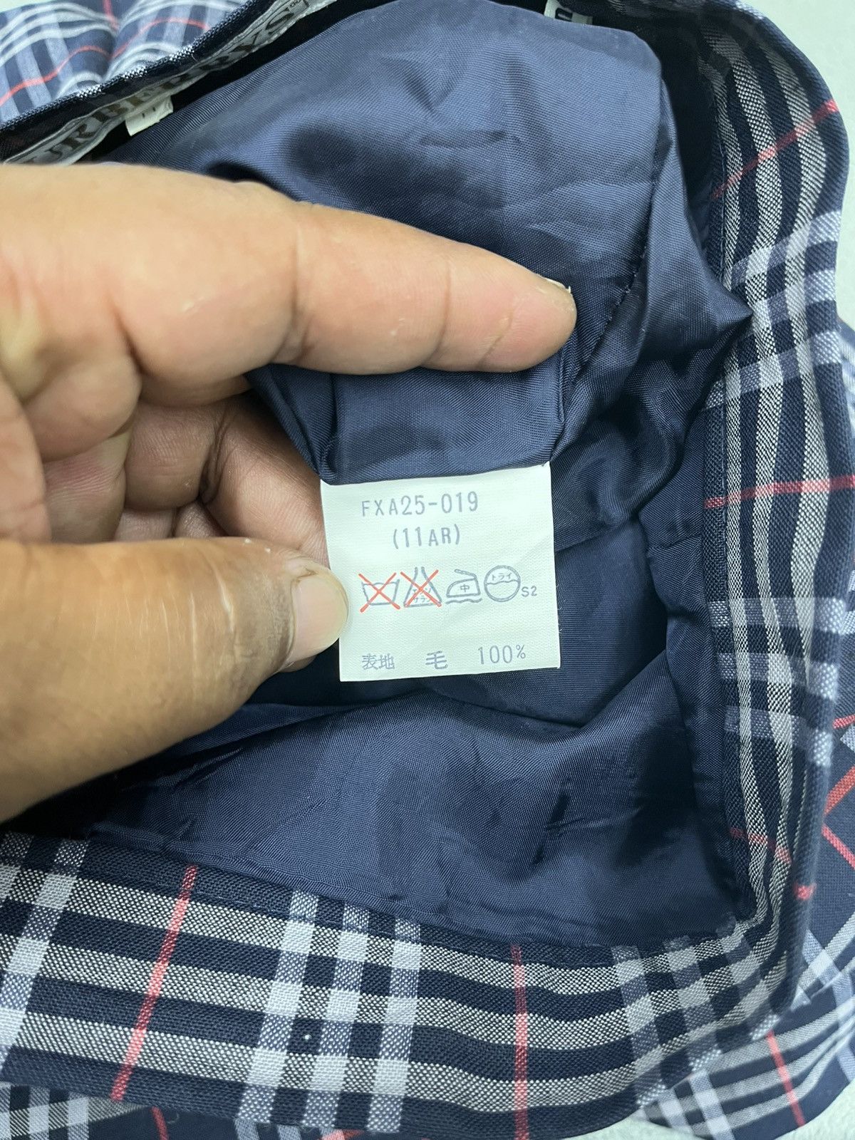 Burberry × Vintage ARCHIVE🔥BURBERRY WOOL CHECKED SKIRT Size 28" / US 6 / IT 42 - 11 Thumbnail