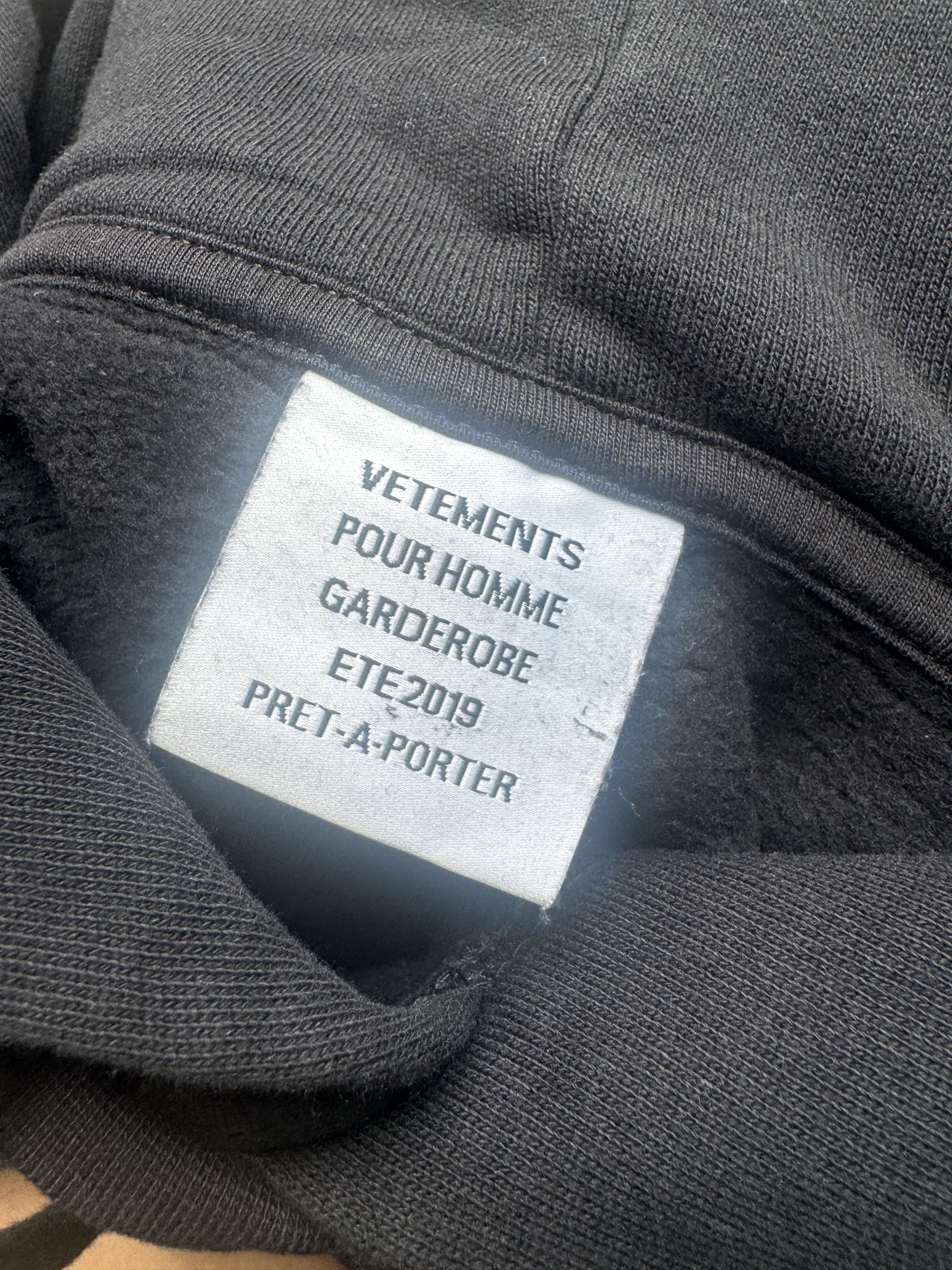 Vetements Vetements SS19 Company Name Double Layer Hoodie Size US L / EU 52-54 / 3 - 6 Thumbnail