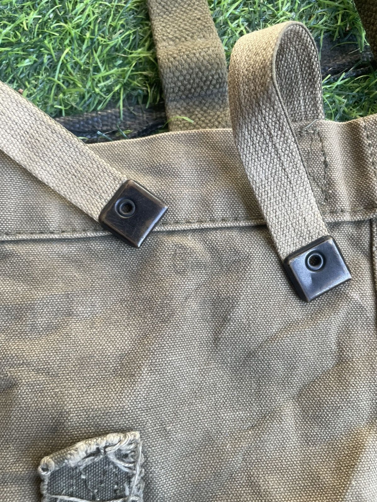 Vintage Vintage German Army Utility Bag – Military Surplus Size ONE SIZE - 3 Thumbnail