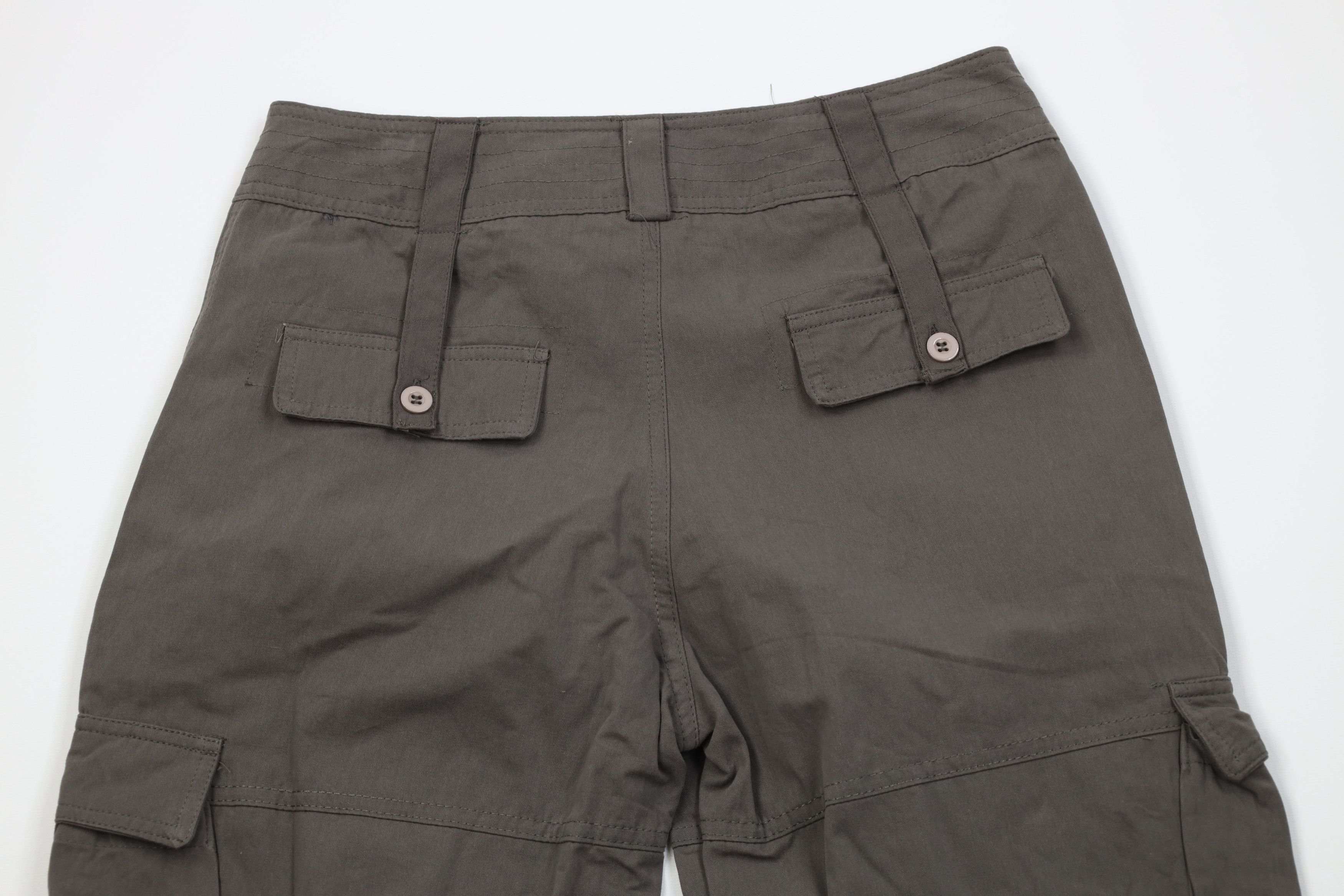 Vintage Vintage Y2K Grunge Goth Baggy Strap Cargo Pants Gray Size 30" / US 8 / IT 44 - 9 Thumbnail