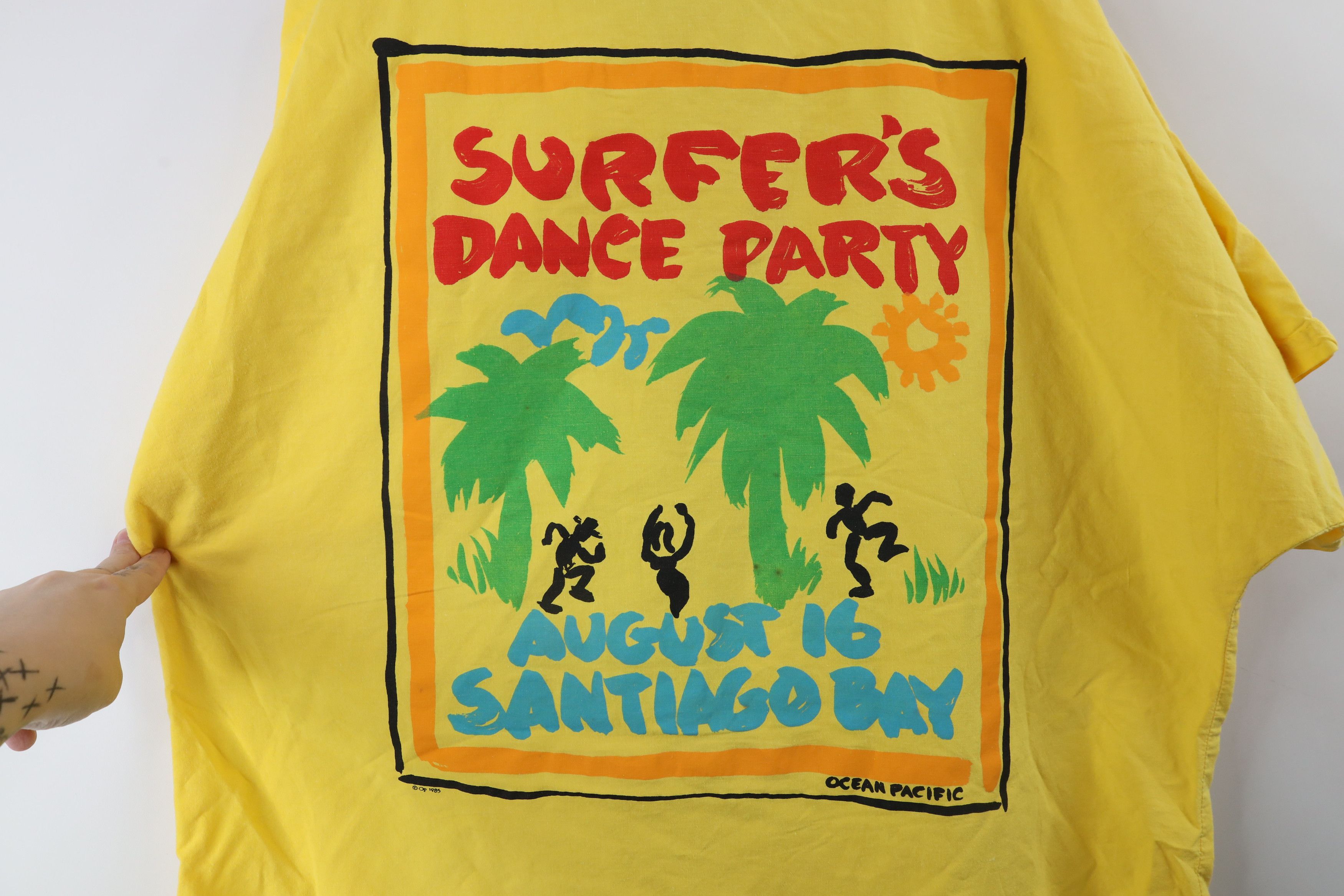 Ocean Pacific × Vintage Vintage 80s Ocean Pacific Party 1985 Short Sleeve Jacket USA Size US L / EU 52-54 / 3 - 11 Thumbnail