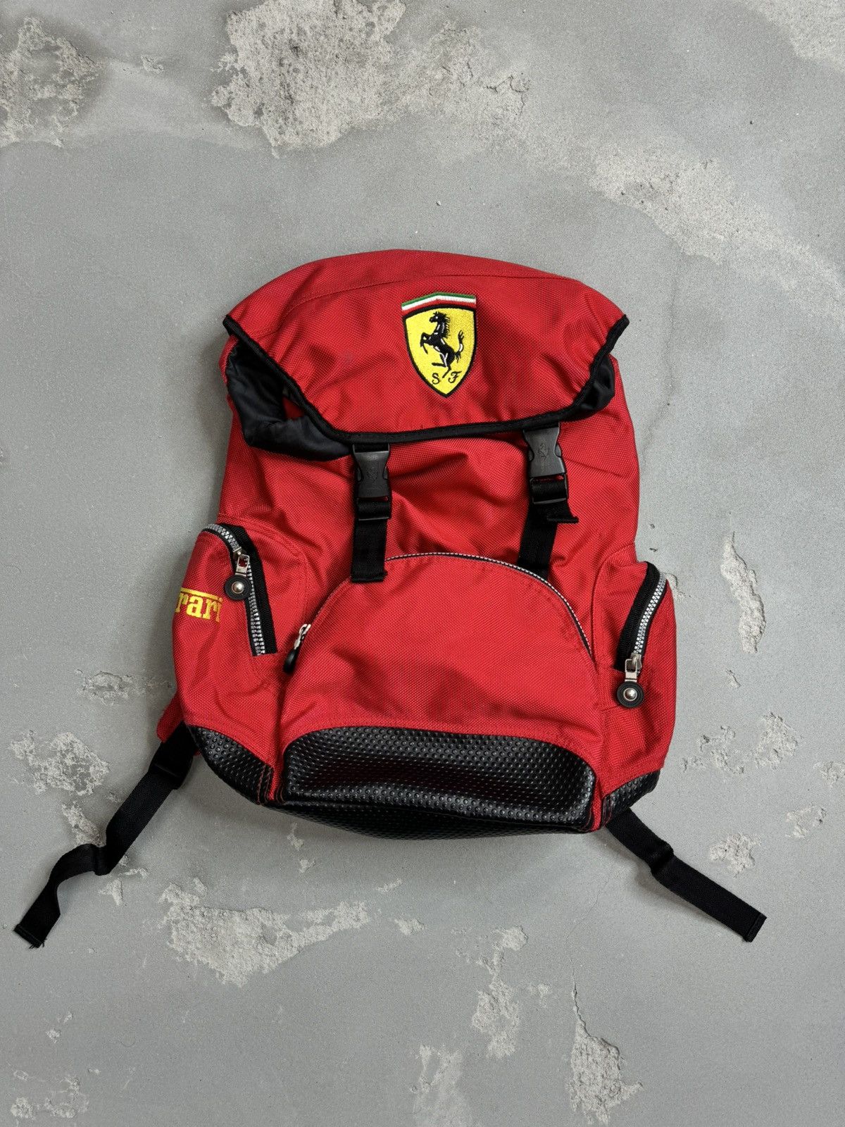 Ferrari Ferrari Vintage Red backpack Size ONE SIZE - 1 Thumbnail
