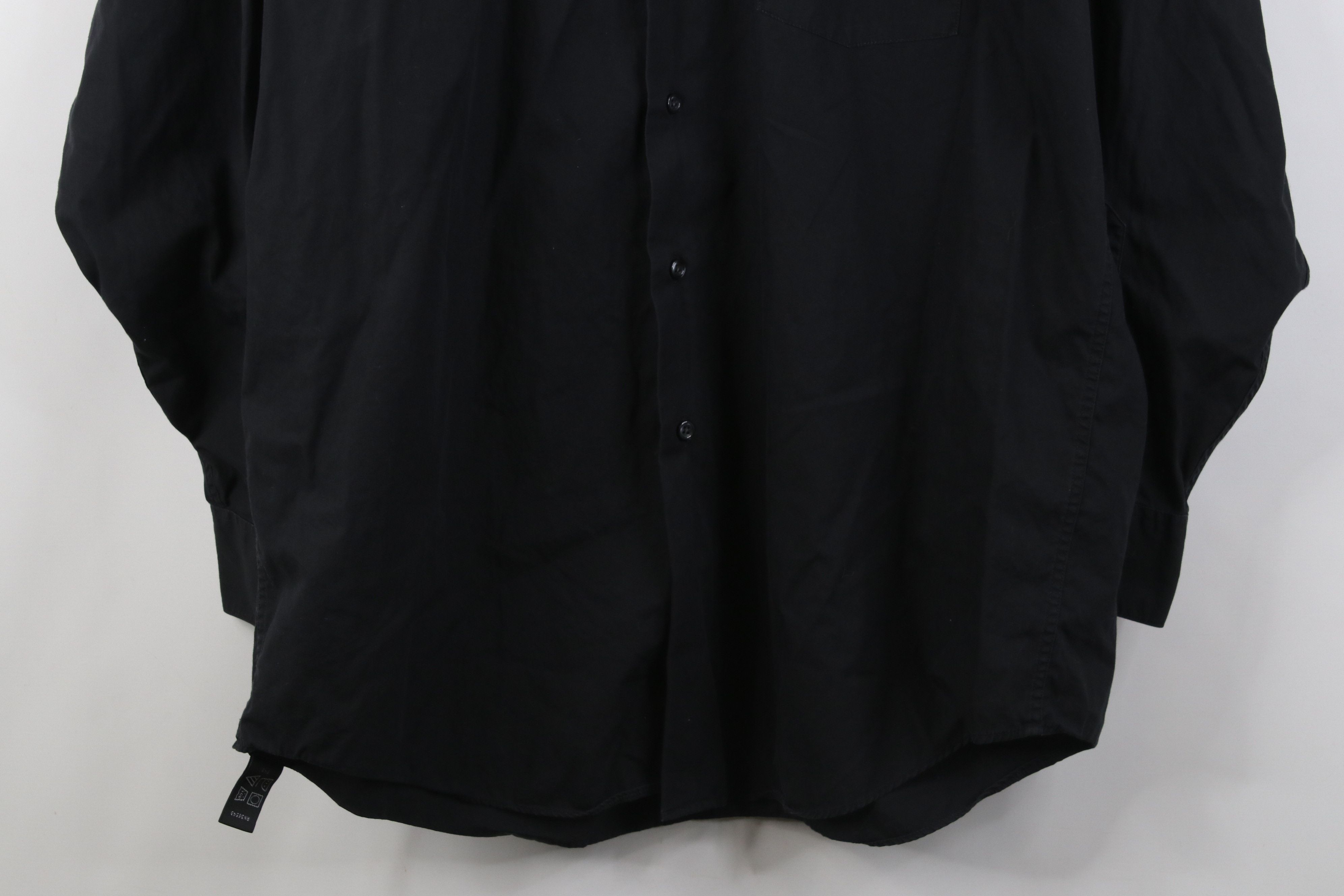 Fubu Vintage 90s FUBU Faded Spell Out Collared Button Shirt Black Size US L / EU 52-54 / 3 - 3 Thumbnail