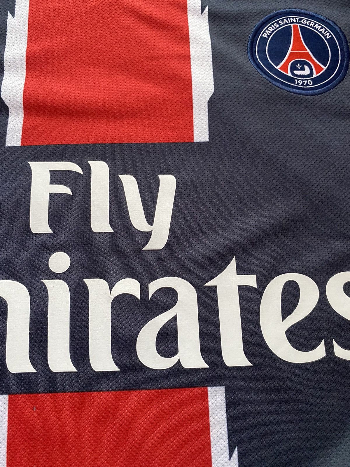 Nike 2010 2011 Paris PSG France Nike Home Vintage Soccer Jersey Size US XL / EU 56 / 4 - 3 Thumbnail